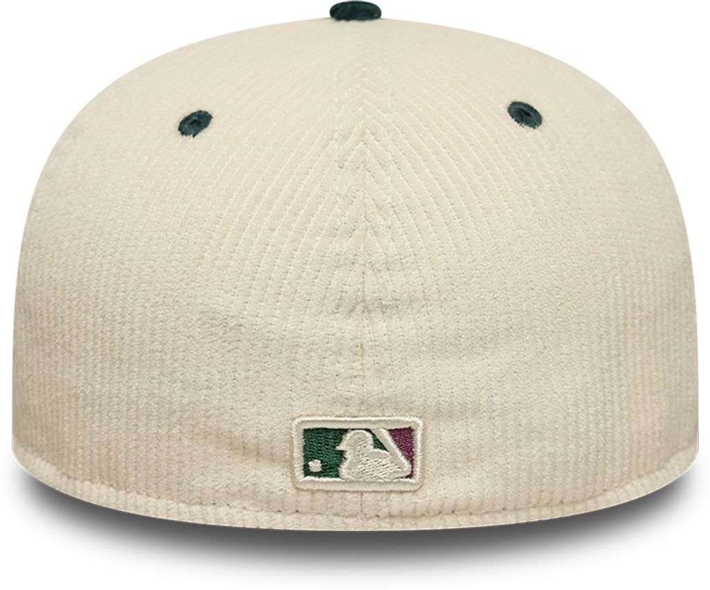 New Era - 59FIFTY Fitted Low Profile - MLB CORD - Oakland Athletics - Chrome/Dark Green - Headz Up 