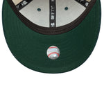 New Era - 59FIFTY Fitted Low Profile - MLB CORD - Oakland Athletics - Chrome/Dark Green - Headz Up 