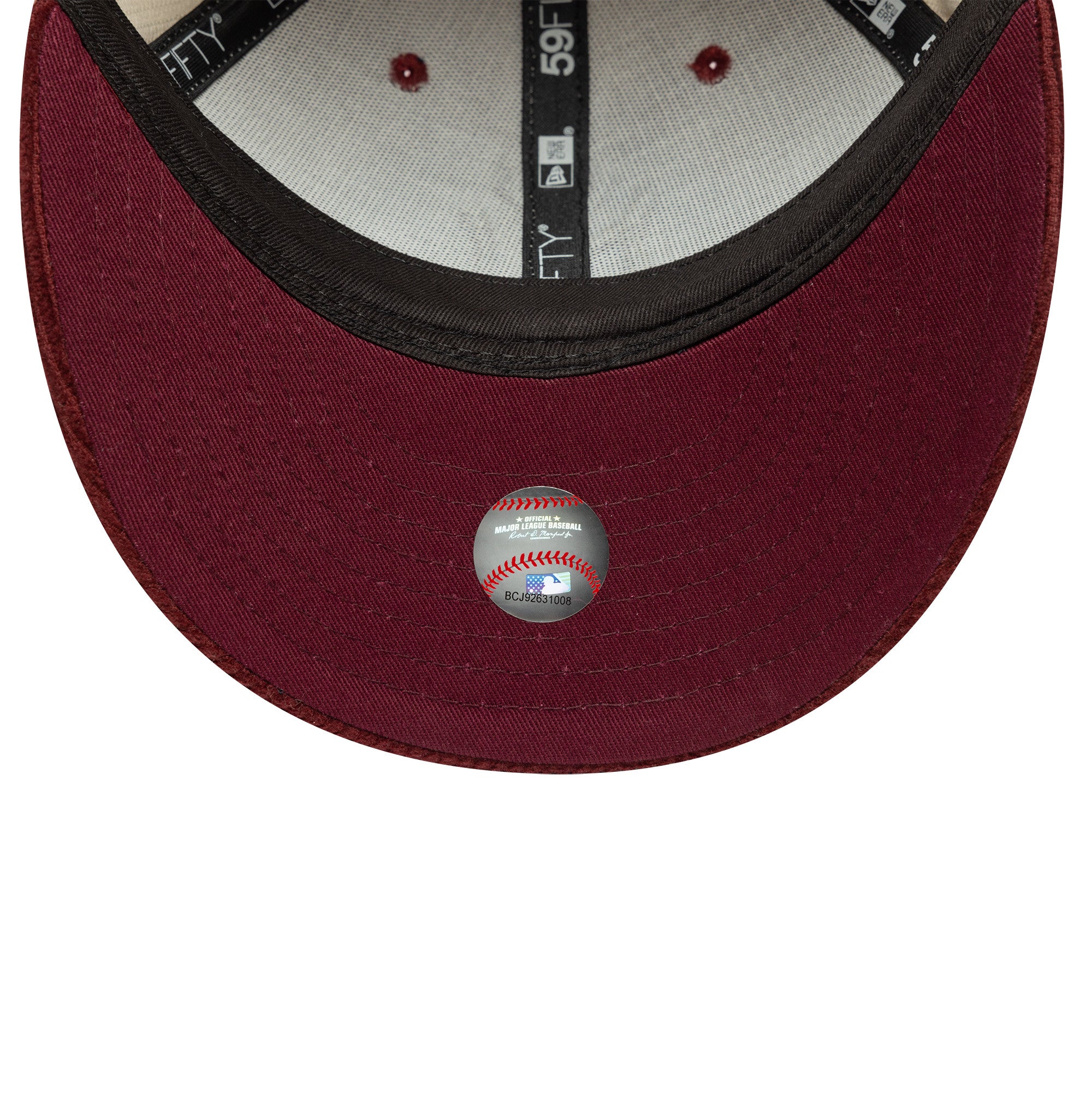 New Era - 59FIFTY Fitted Low Profile - MLB CORD - New York Yankees - Chrome/Maroon - Headz Up 