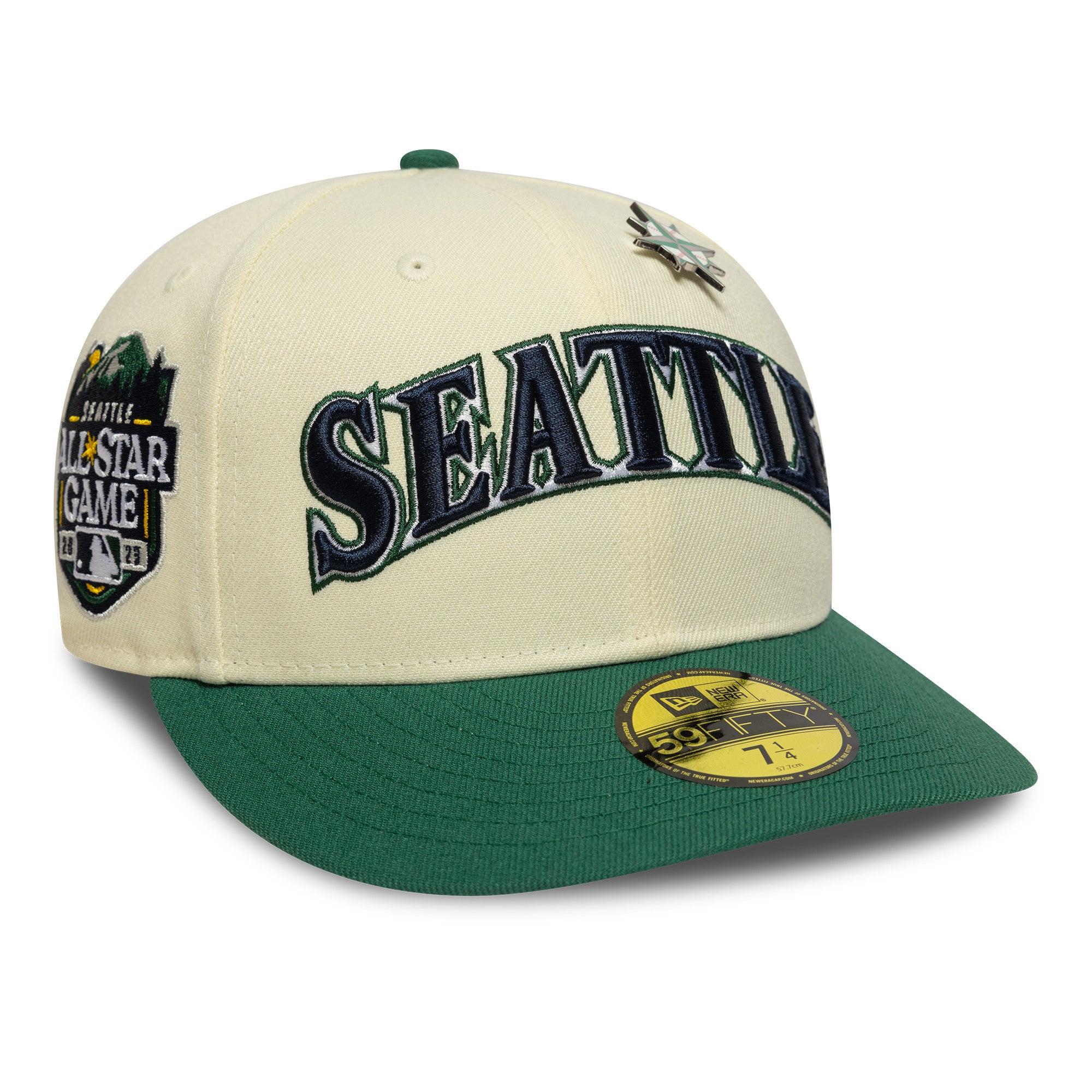 New Era - 59FIFTY - Seattle Mariners - ASG PIN  - Chrome/Green - Headz Up 