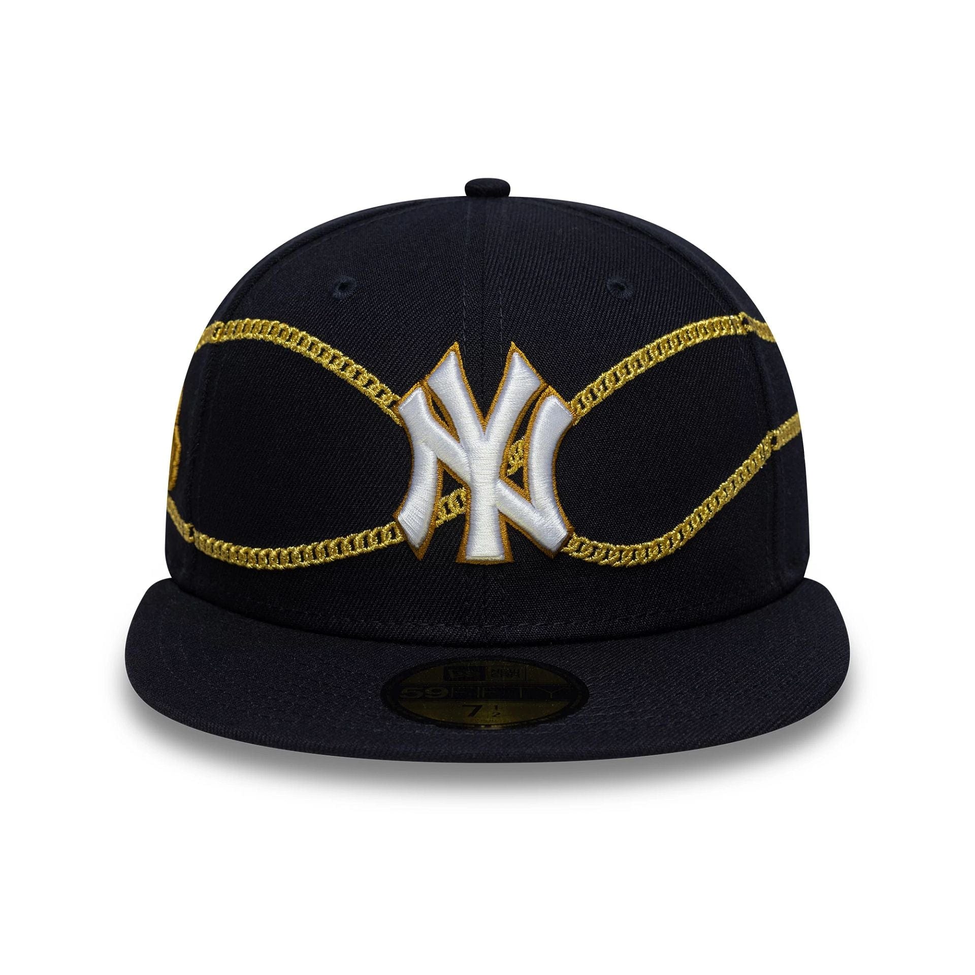 New Era - 59FIFTY - New York Yankees - MLB CHAIN WRAP - Navy - Headz Up 