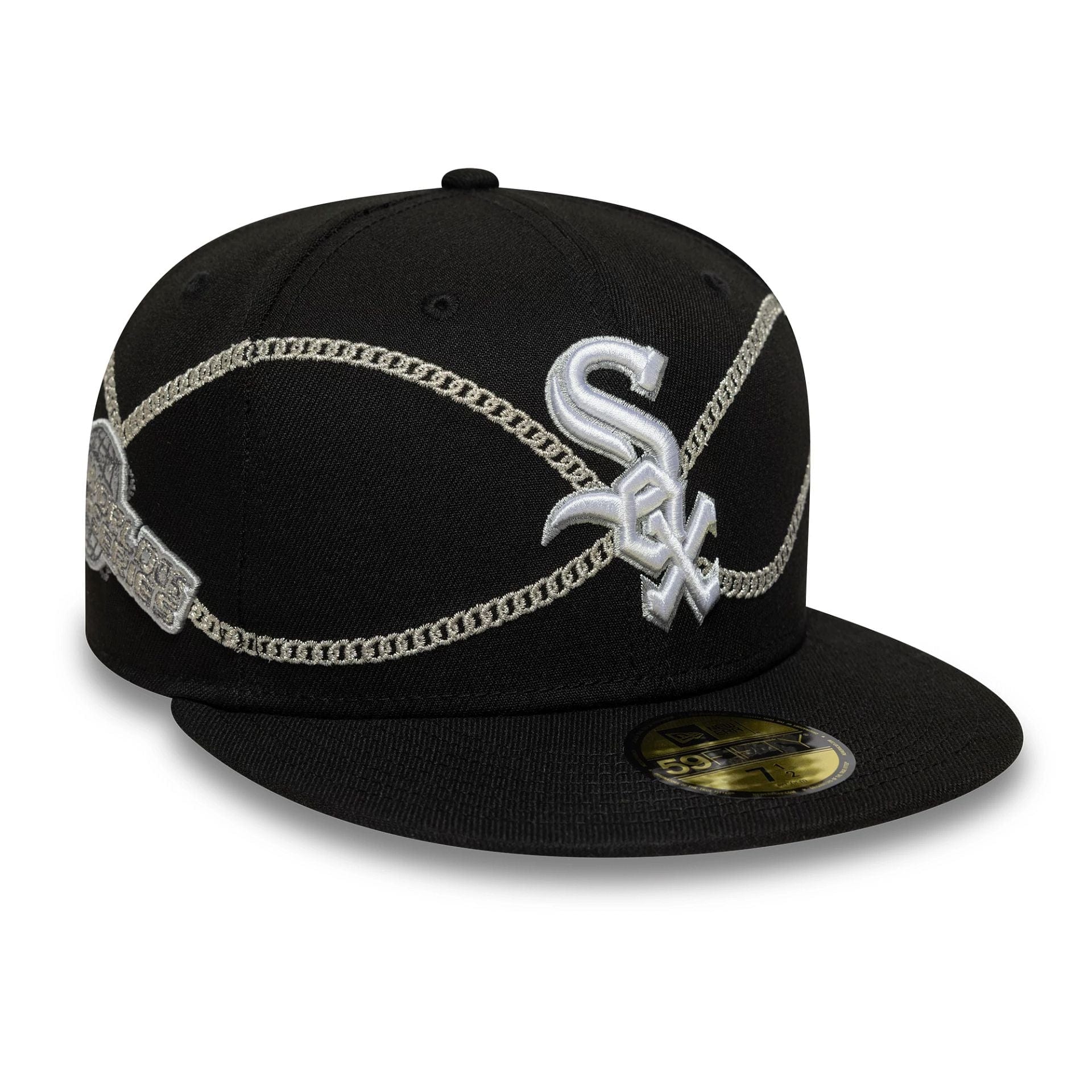 New Era - 59FIFTY - Chicago White Sox - MLB CHAIN WRAP - Black - Headz Up 