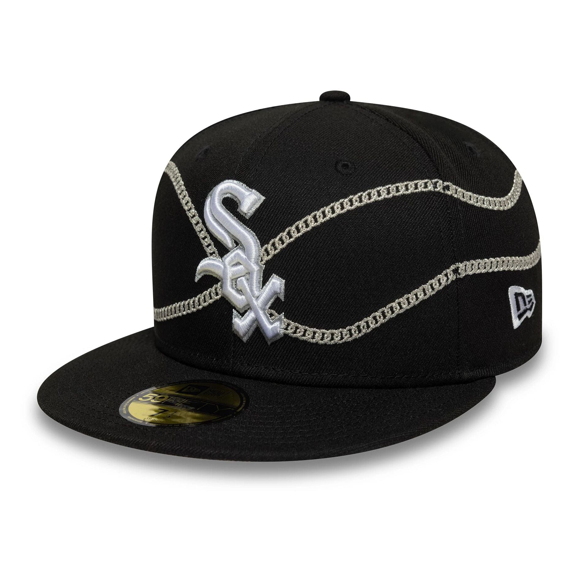 New Era - 59FIFTY - Chicago White Sox - MLB CHAIN WRAP - Black - Headz Up 