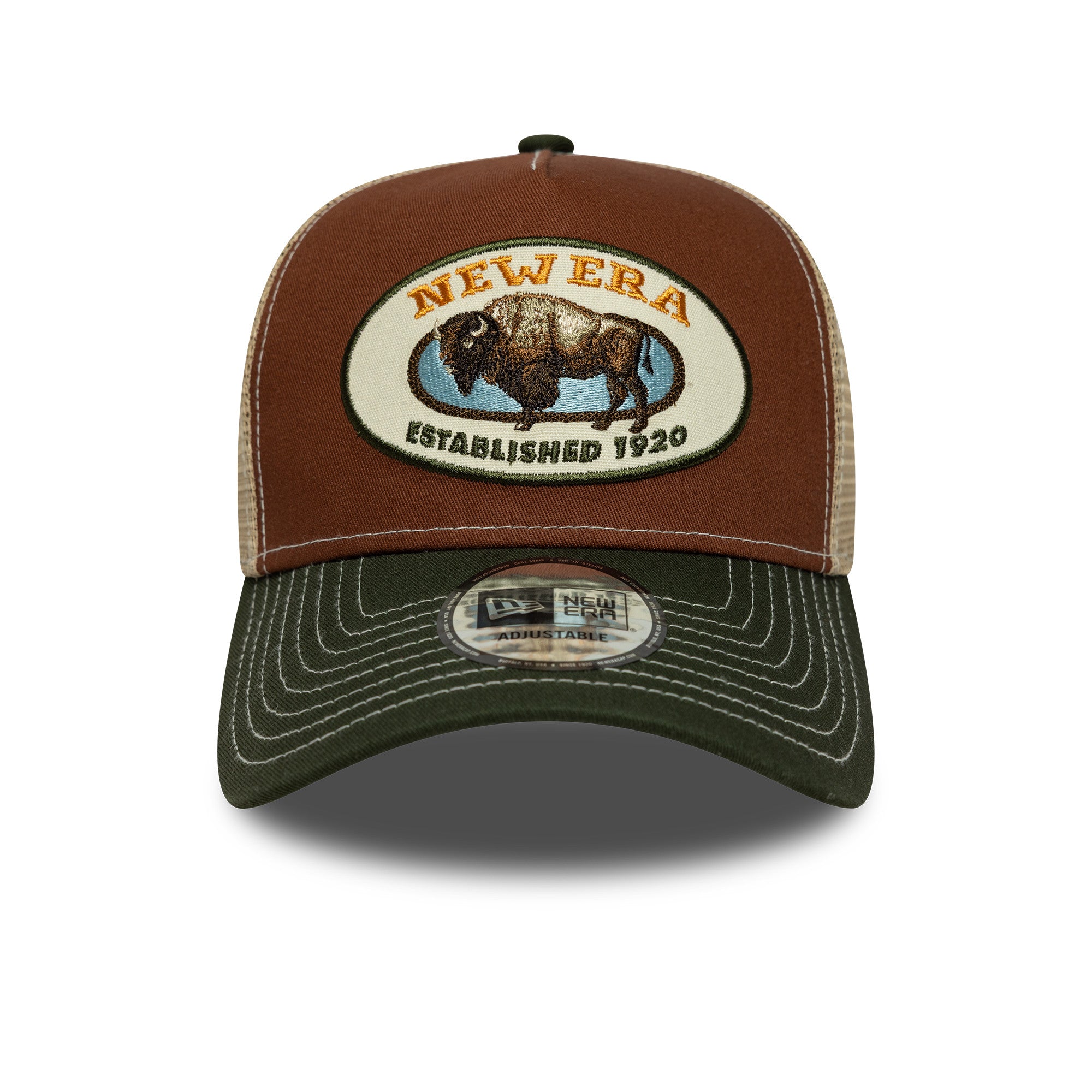 New Era - Animal Patch - Trucker Cap - Brown - Headz Up 