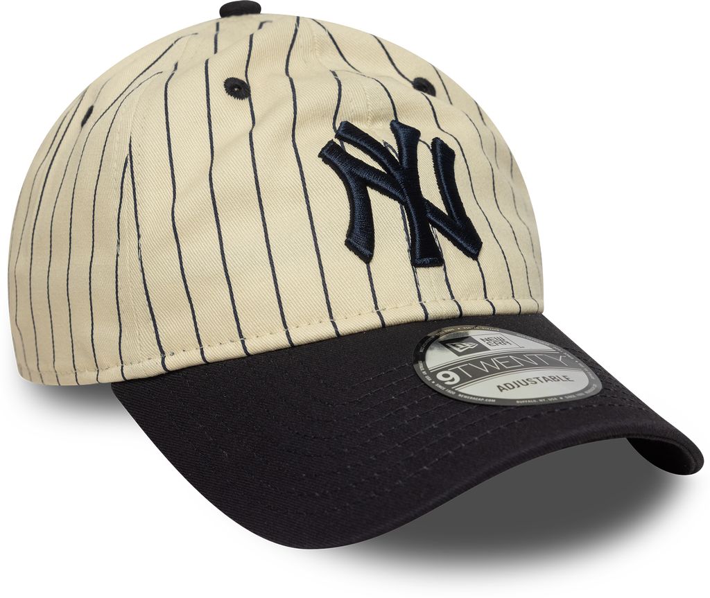 New Era - 9TWENTY - Pinstripe - New York Yankees - Off White/Navy - Headz Up 