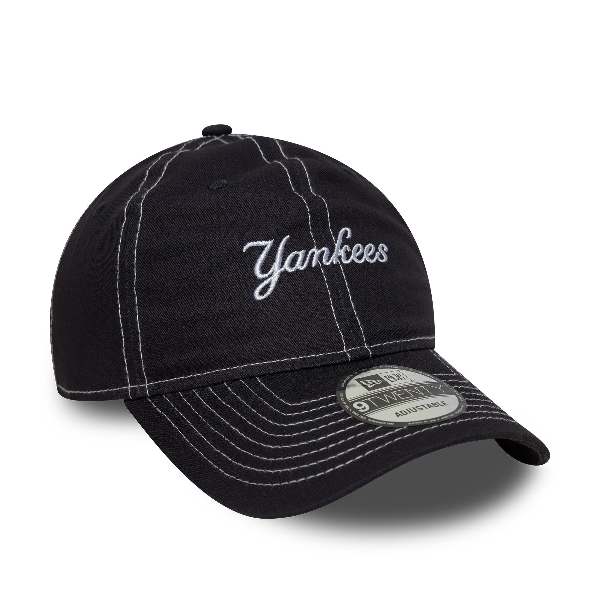 New Era - 9TWENTY - Contrast Stitch - New York Yankees - Navy - Headz Up 