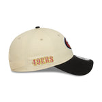 New Era - 9FORTY - NFL Wordmark - San Francisco 49ers - Chrome/Black - Headz Up 