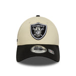 New Era - 9FORTY - NFL Wordmark - Las Vegas Raiders - Chrome/Black - Headz Up 