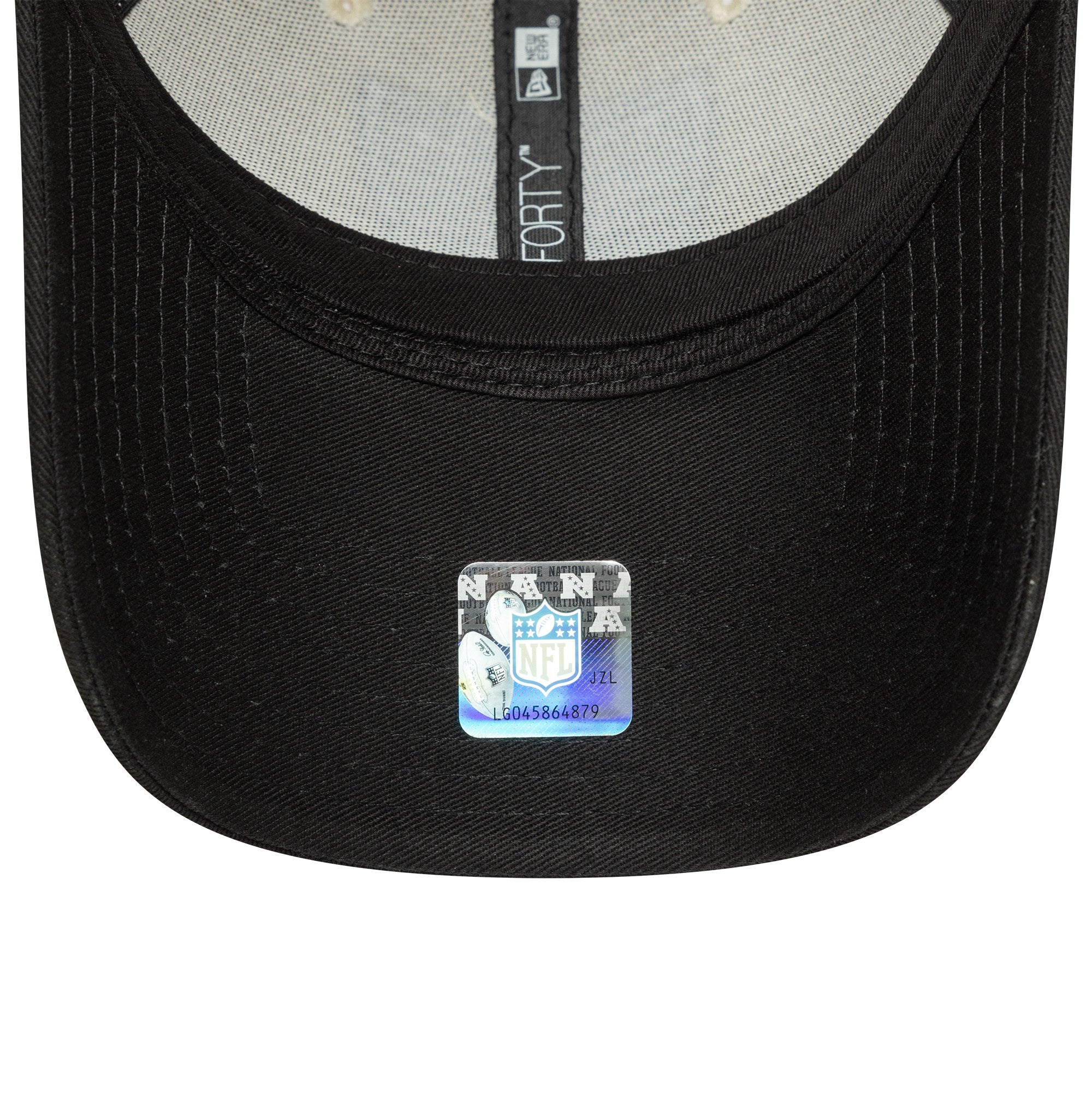 New Era - 9FORTY - NFL Wordmark - Las Vegas Raiders - Chrome/Black - Headz Up 