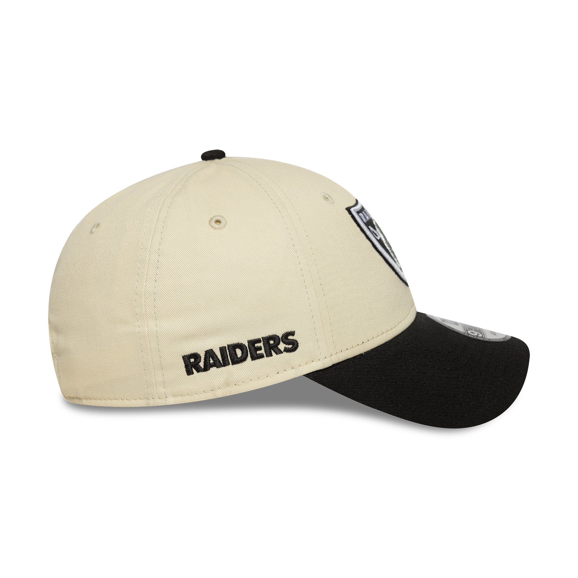 New Era - 9FORTY - NFL Wordmark - Las Vegas Raiders - Chrome/Black - Headz Up 