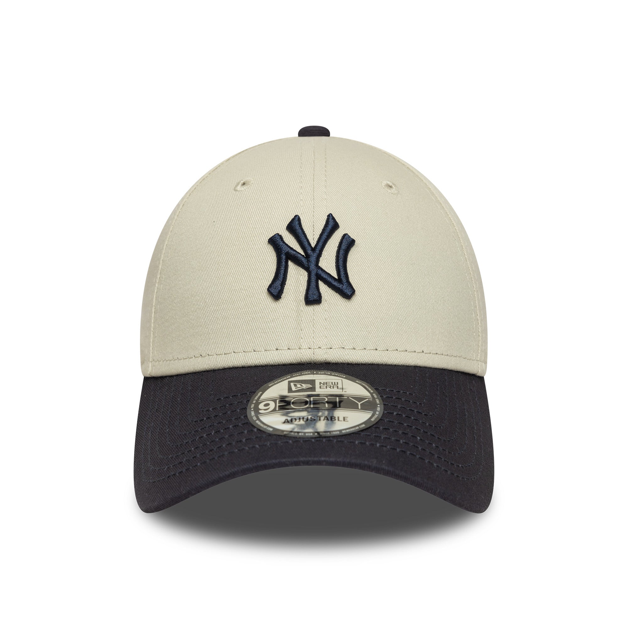 New Era - 9FORTY - Colour Block - New York Yankees Chrome/Navy - Headz Up 