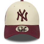 New Era - 9FORTY M-crown - New York Yankees - Colour Block -Chrome/Maroon - Headz Up 