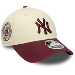 New Era - 9FORTY M-crown - New York Yankees - Colour Block -Chrome/Maroon - Headz Up 