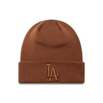 New Era - League Essentials Beanie - Los Angeles Dodgers - Light Brown - Headz Up 
