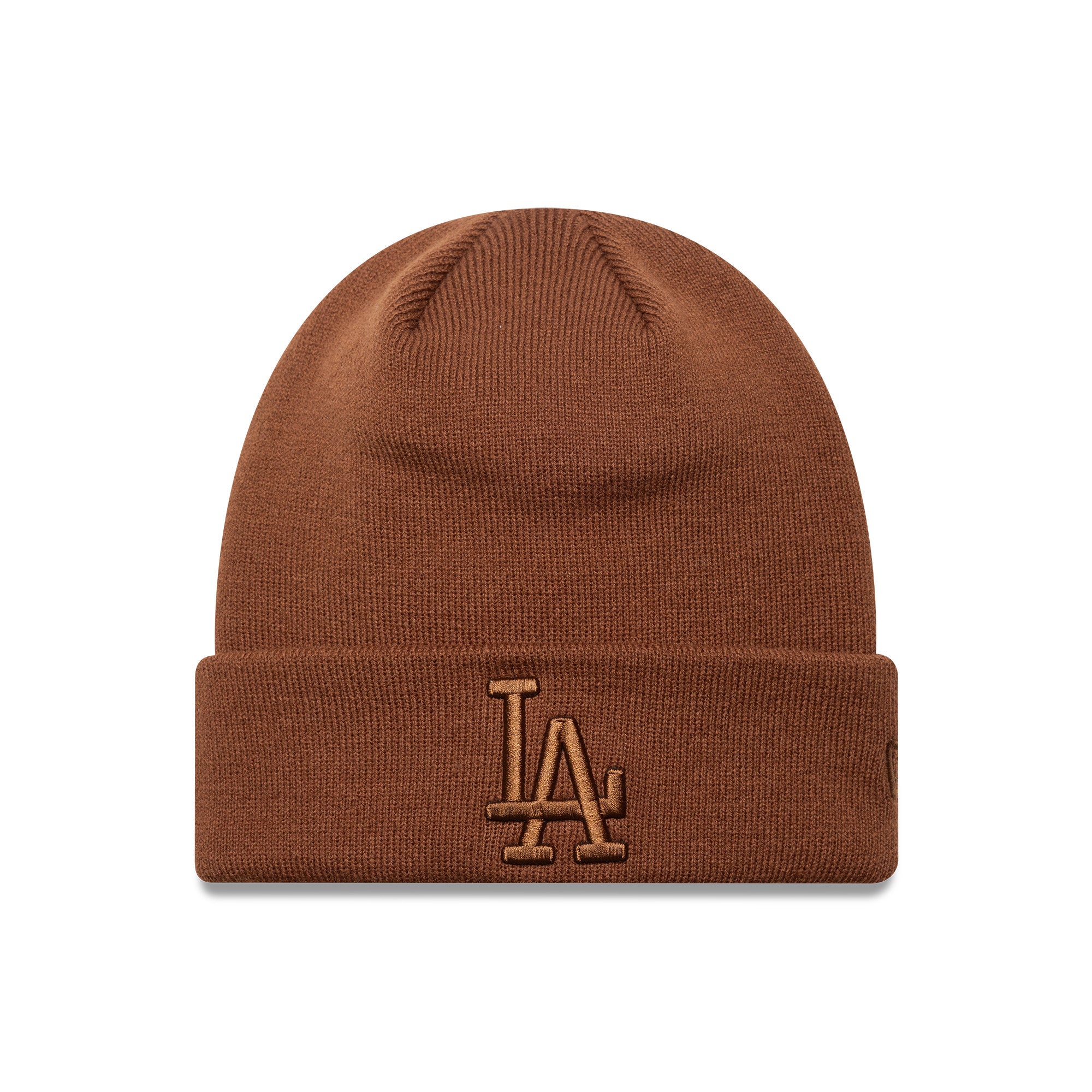 New Era - League Essentials Beanie - Los Angeles Dodgers - Light Brown - Headz Up 