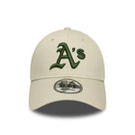 New Era - 9FORTY - League Essential - Oakland Athletics - Stone/Dark Green - Headz Up 