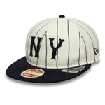 New Era - 9FIFTY Retro Crown - New York Yankees Cooperstown - Heritage Series - Chrome Pinstripe - Headz Up 