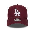 New Era - League Essential - Trucker Cap - Los Angeles Dodgers - Maroon - Headz Up 
