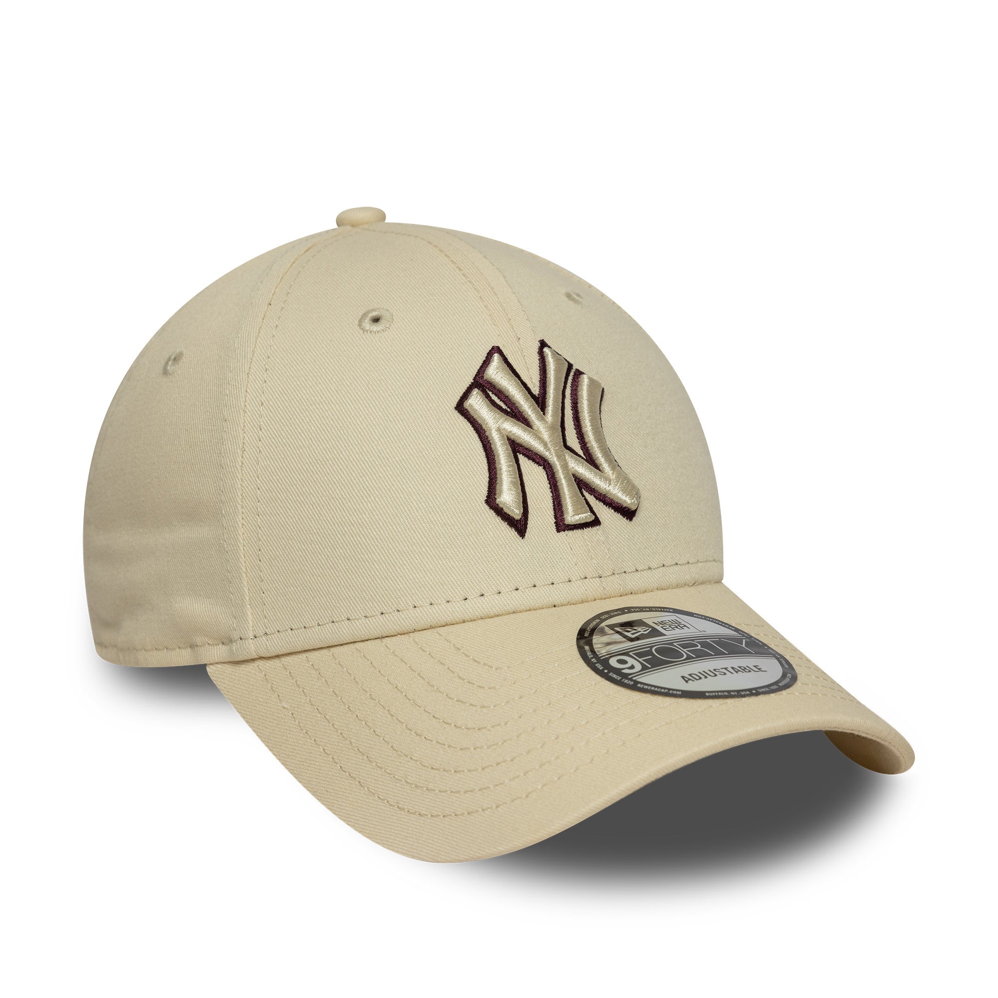 New Era - 9FORTY - TEAM OUTLINE - New York Yankees - Stone - Headz Up 