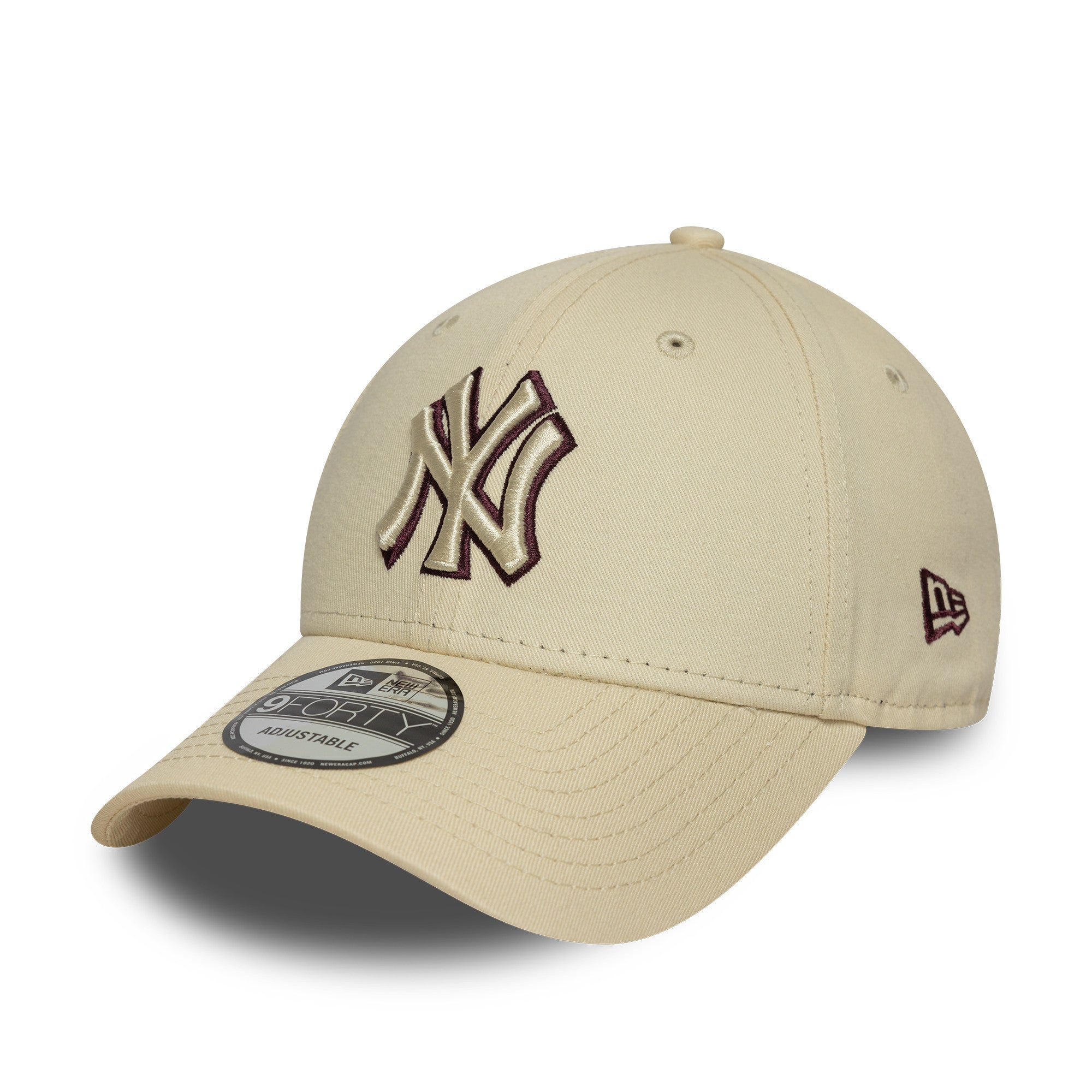 New Era - 9FORTY - TEAM OUTLINE - New York Yankees - Stone - Headz Up 