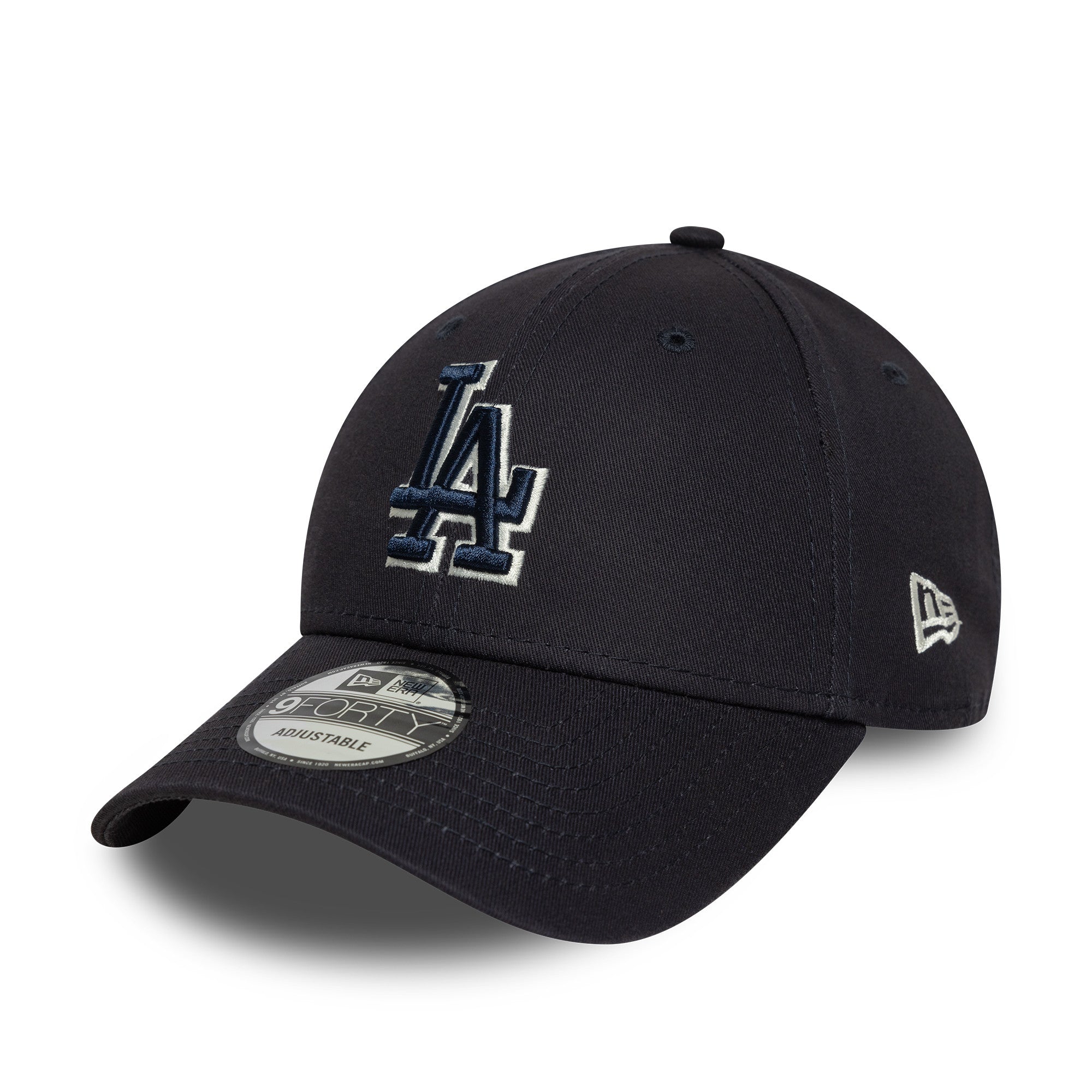 New Era - 9FORTY - TEAM OUTLINE - Los Angeles Dodgers - Navy - Headz Up 