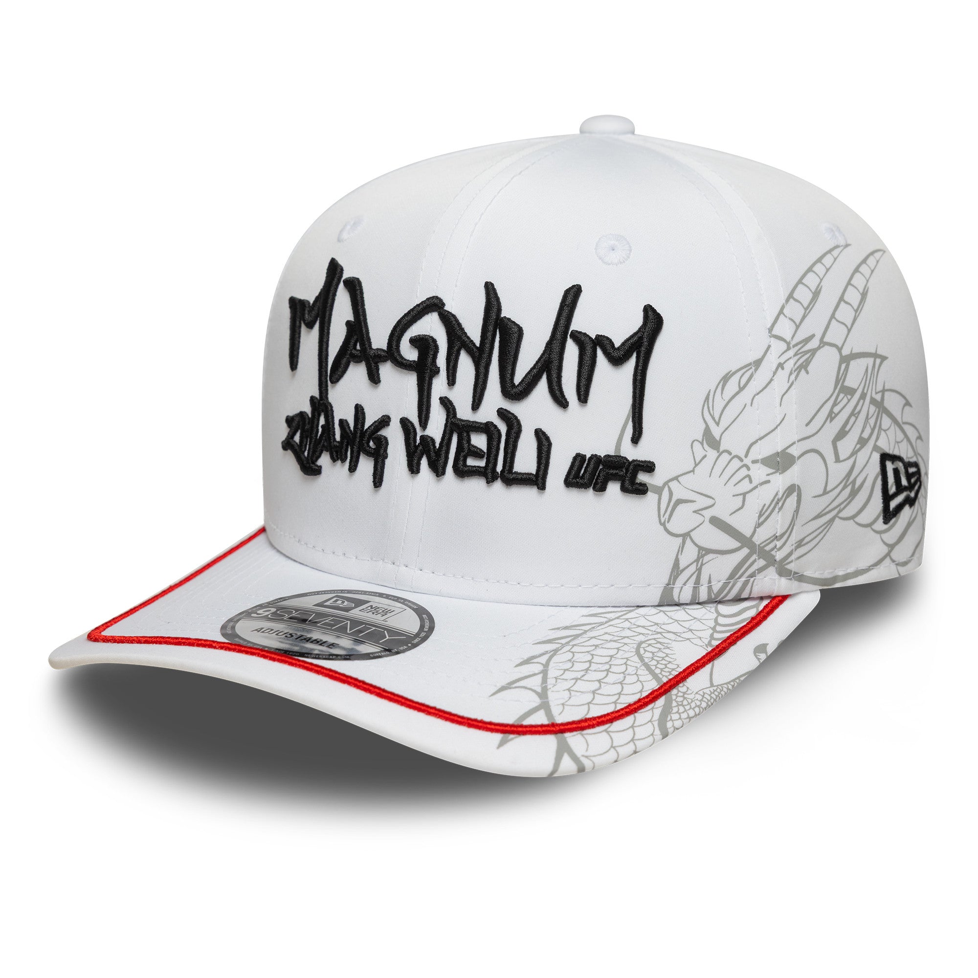 New Era - 9SEVENTY Stretch Snapback - Zhang Weili UFC MMA - White - Headz Up 