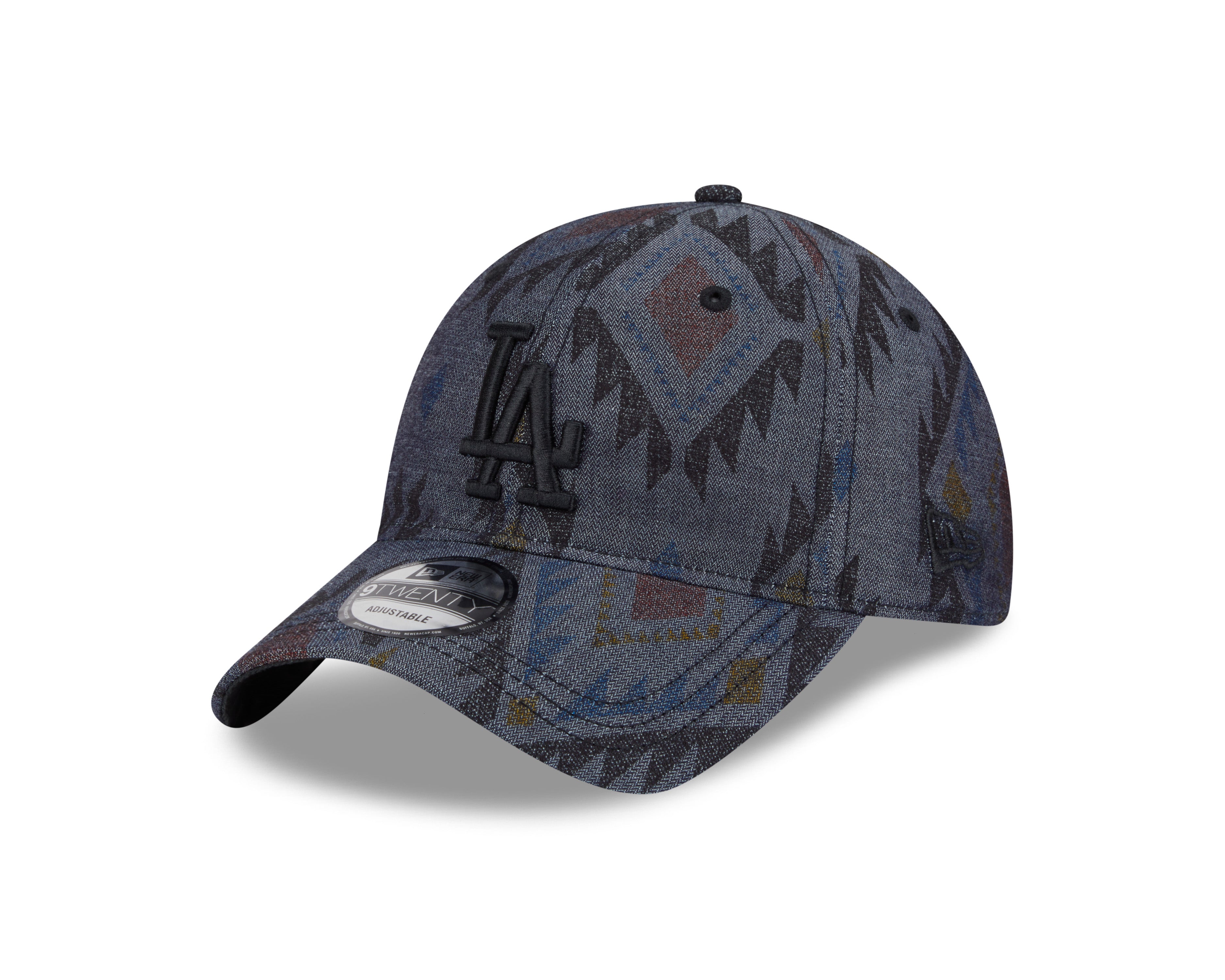 New Era - 9TWENTY - AZTEC PATTERN - Los Angeles Dodgers - Navy - Headz Up 