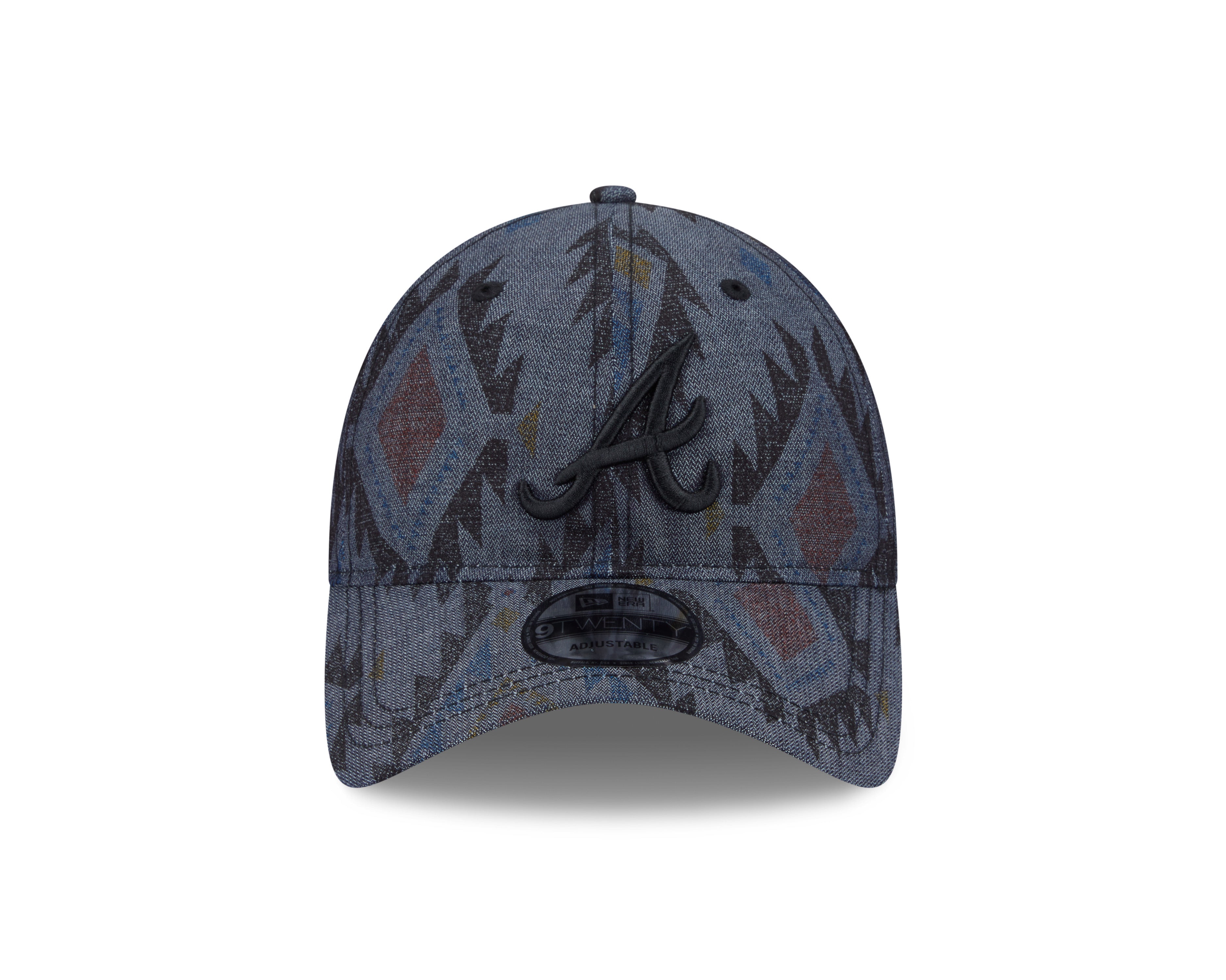 New Era - 9TWENTY - AZTEC PATTERN - Atlanta Braves - Navy - Headz Up 