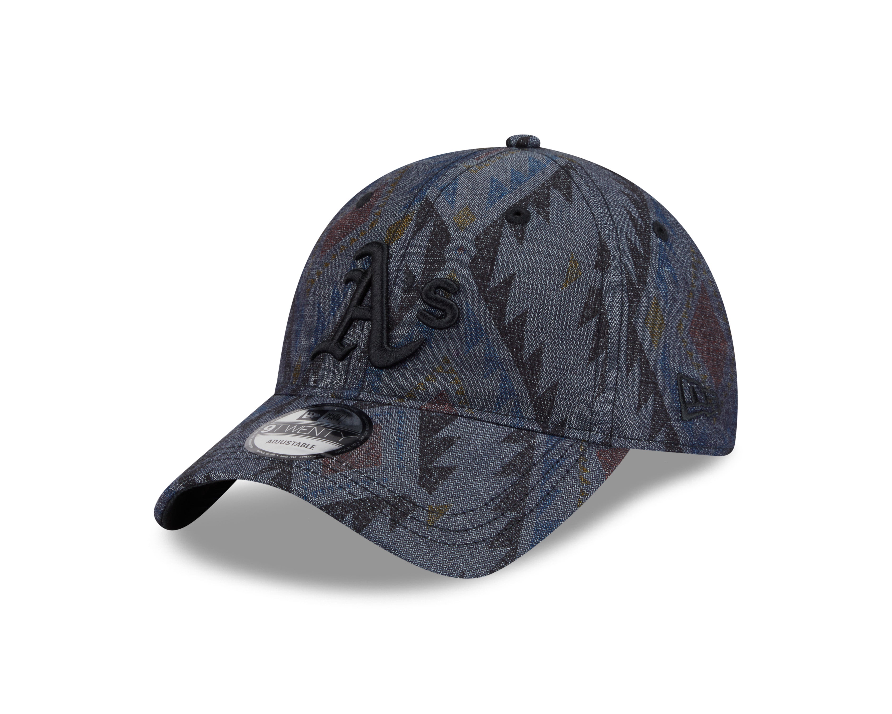 New Era - 9TWENTY - AZTEC PATTERN - Oakland Athletics - Navy - Headz Up 