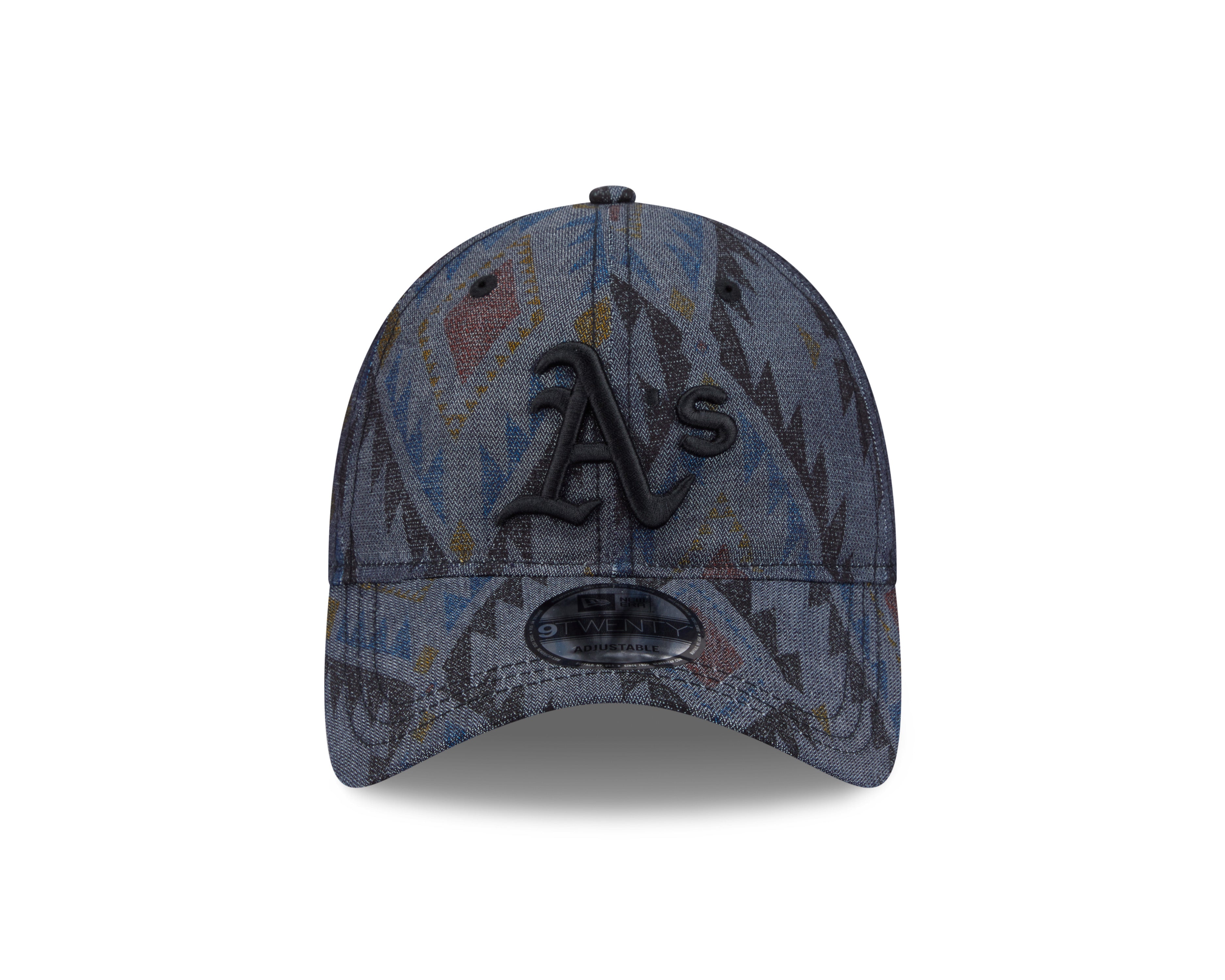 New Era - 9TWENTY - AZTEC PATTERN - Oakland Athletics - Navy - Headz Up 