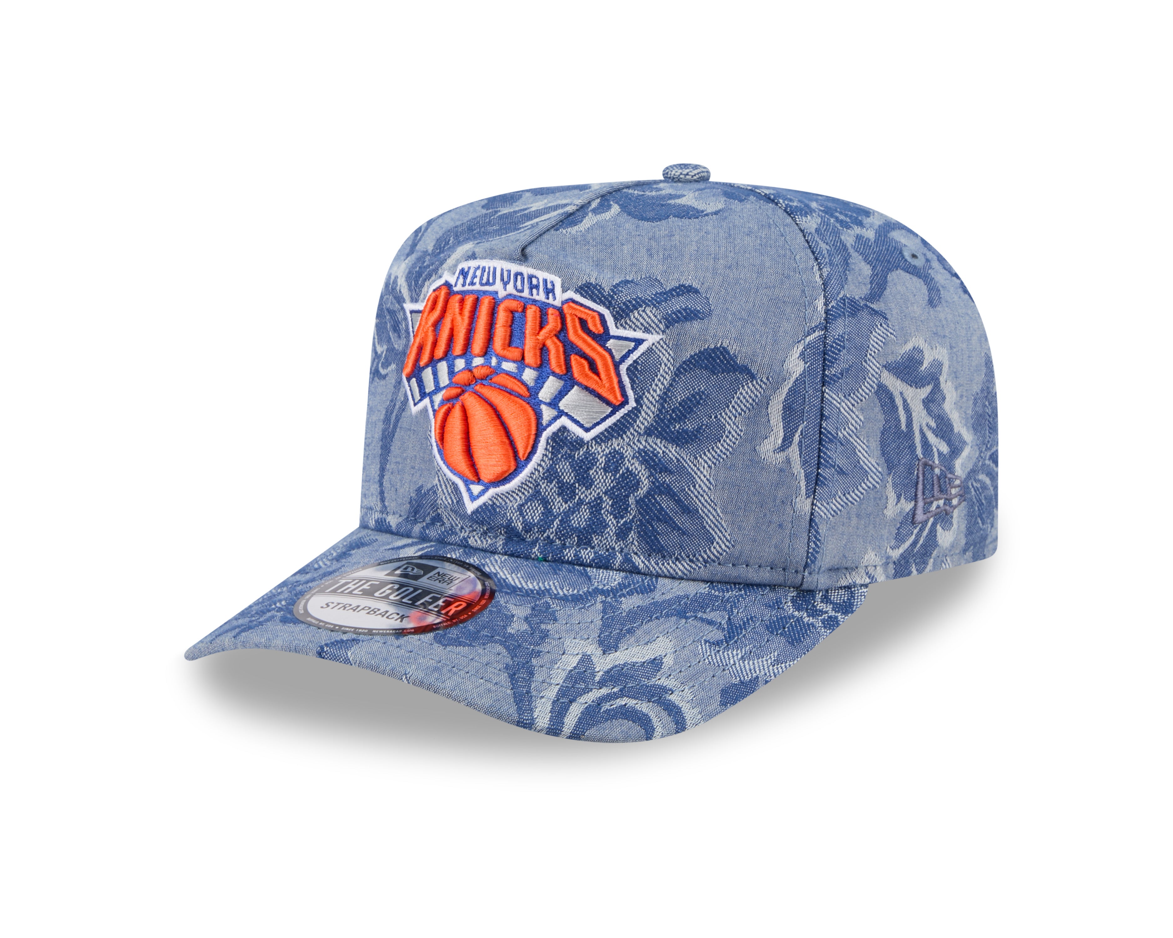 New Era - Denim Jacquard GOLFER - New York Knicks - Blue - Headz Up 