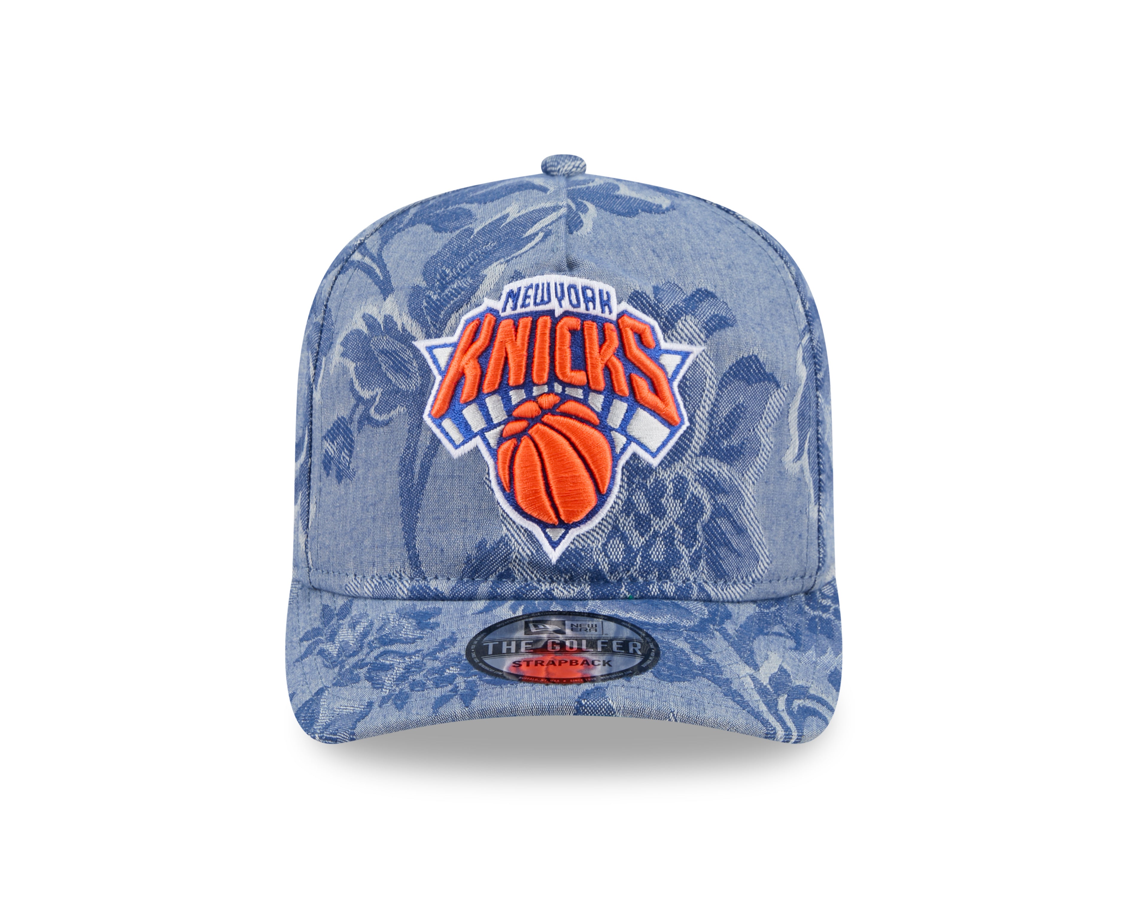New Era - Denim Jacquard GOLFER - New York Knicks - Blue - Headz Up 