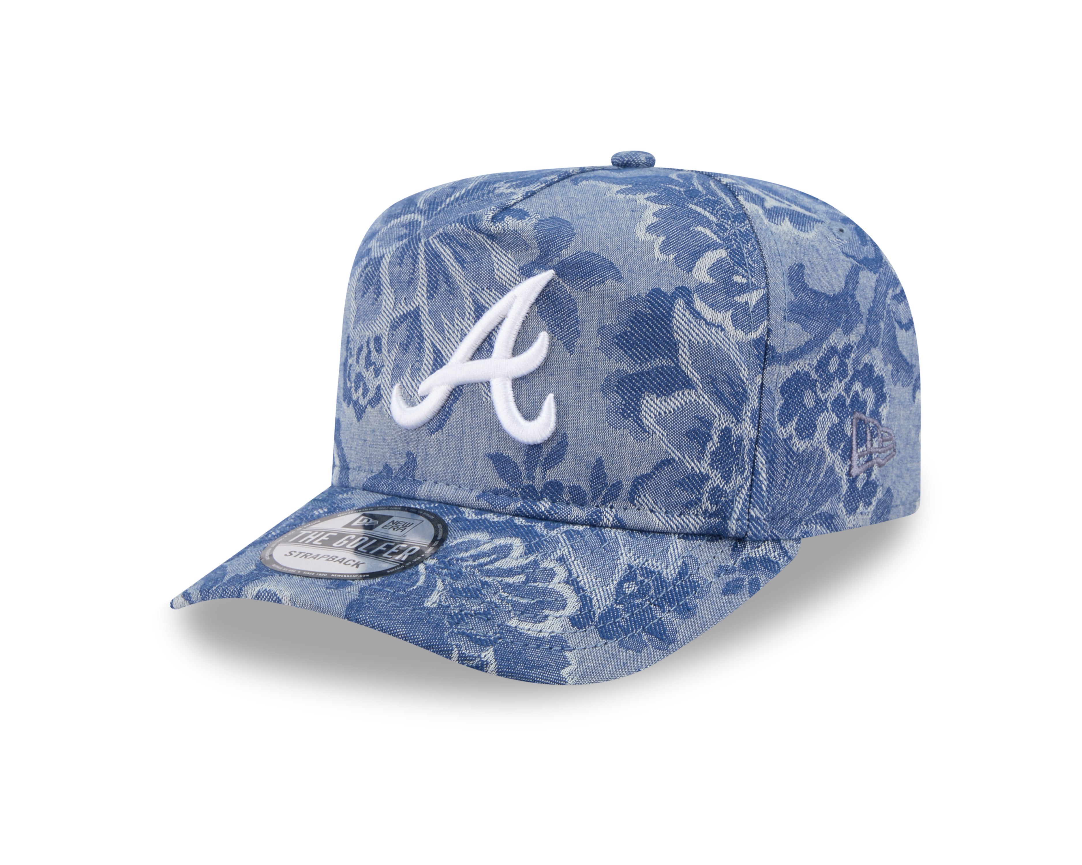 New Era - Denim Jacquard GOLFER - Atlanta Braves - Blue - Headz Up 