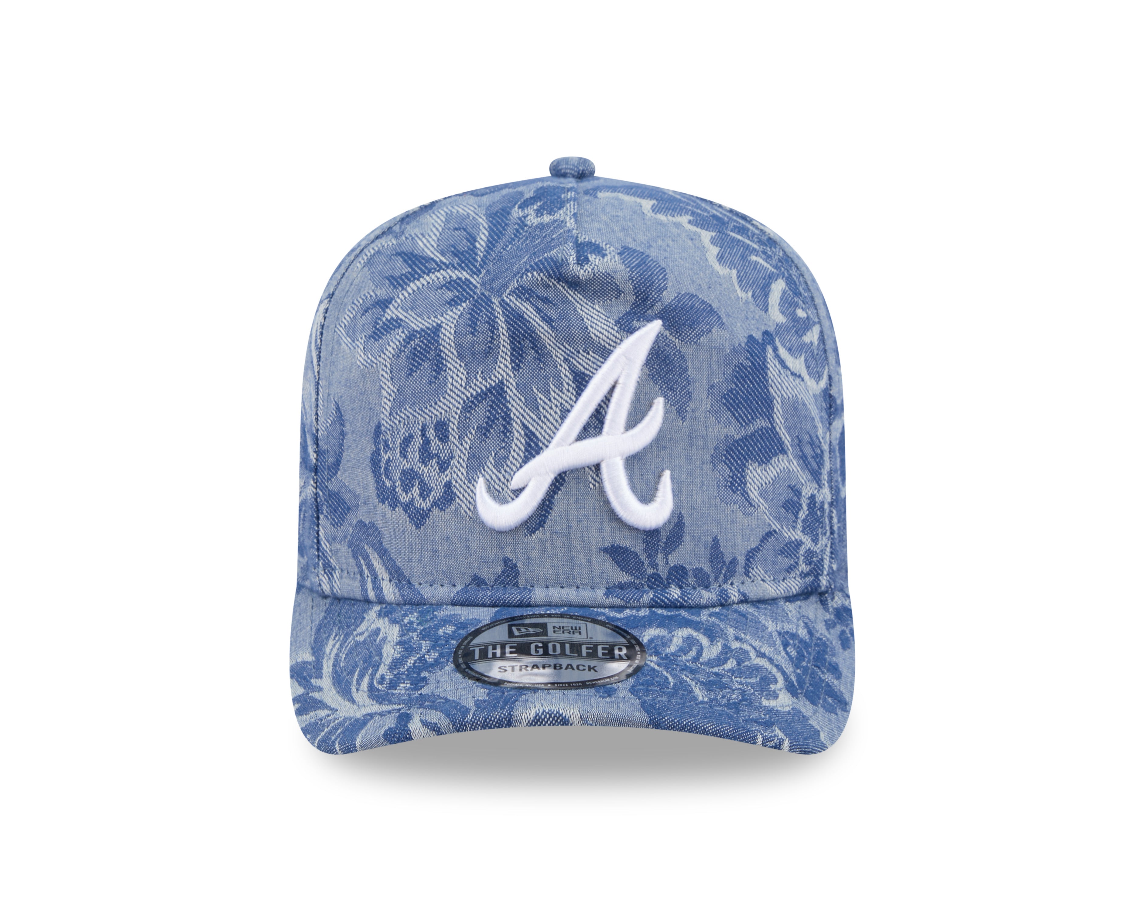 New Era - Denim Jacquard GOLFER - Atlanta Braves - Blue - Headz Up 