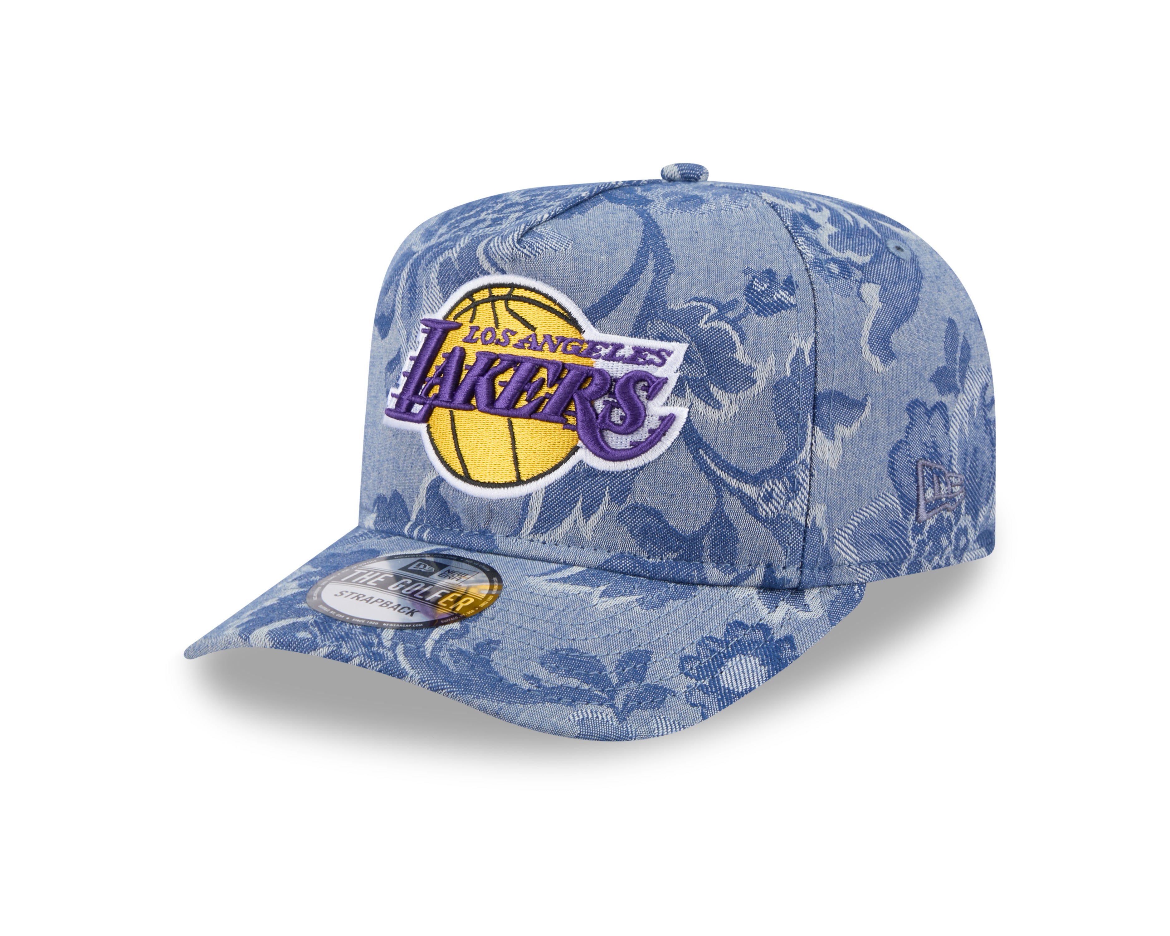 New Era - Denim Jacquard GOLFER - Los Angeles Lakers - Blue - Headz Up 