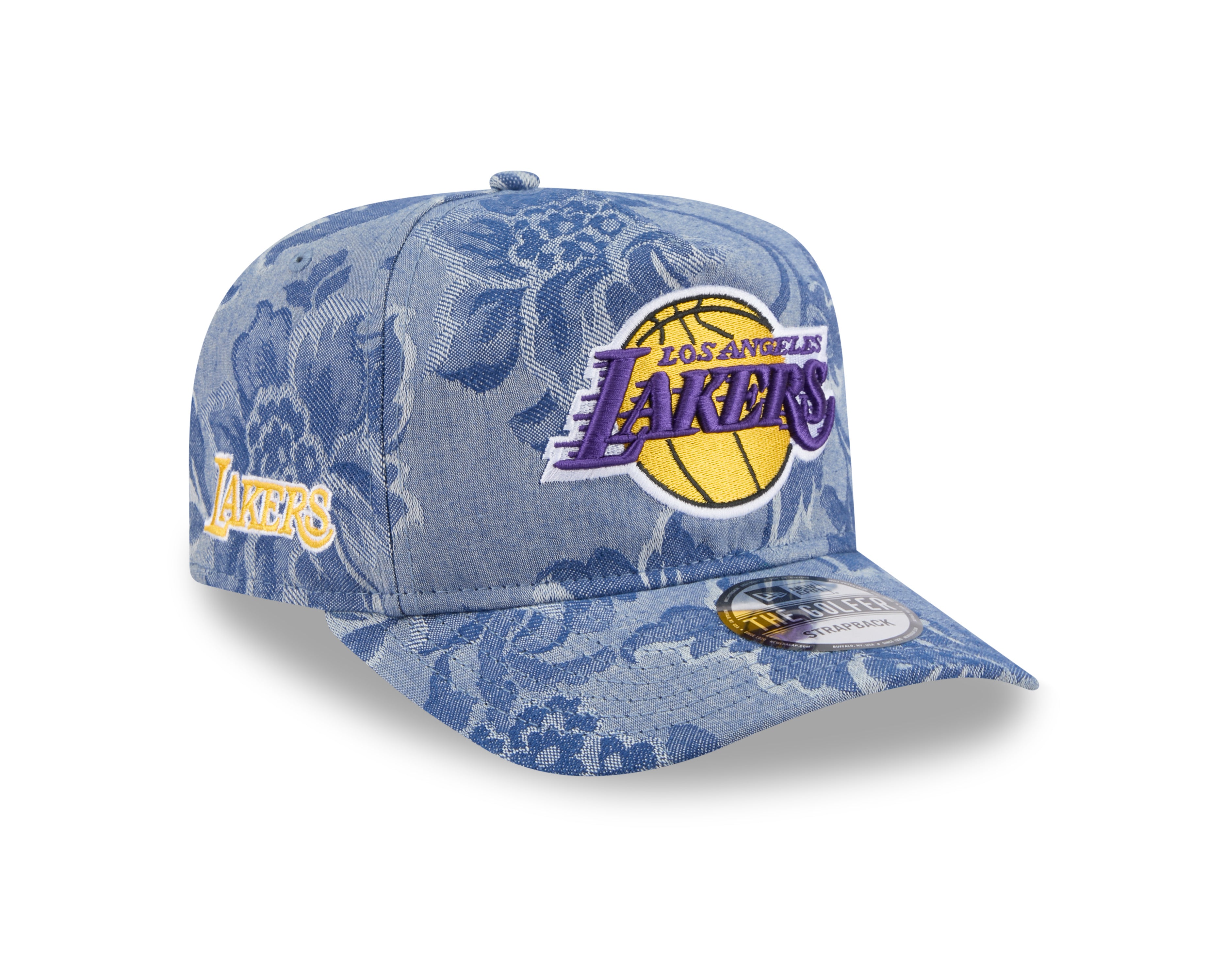 New Era - Denim Jacquard GOLFER - Los Angeles Lakers - Blue - Headz Up 