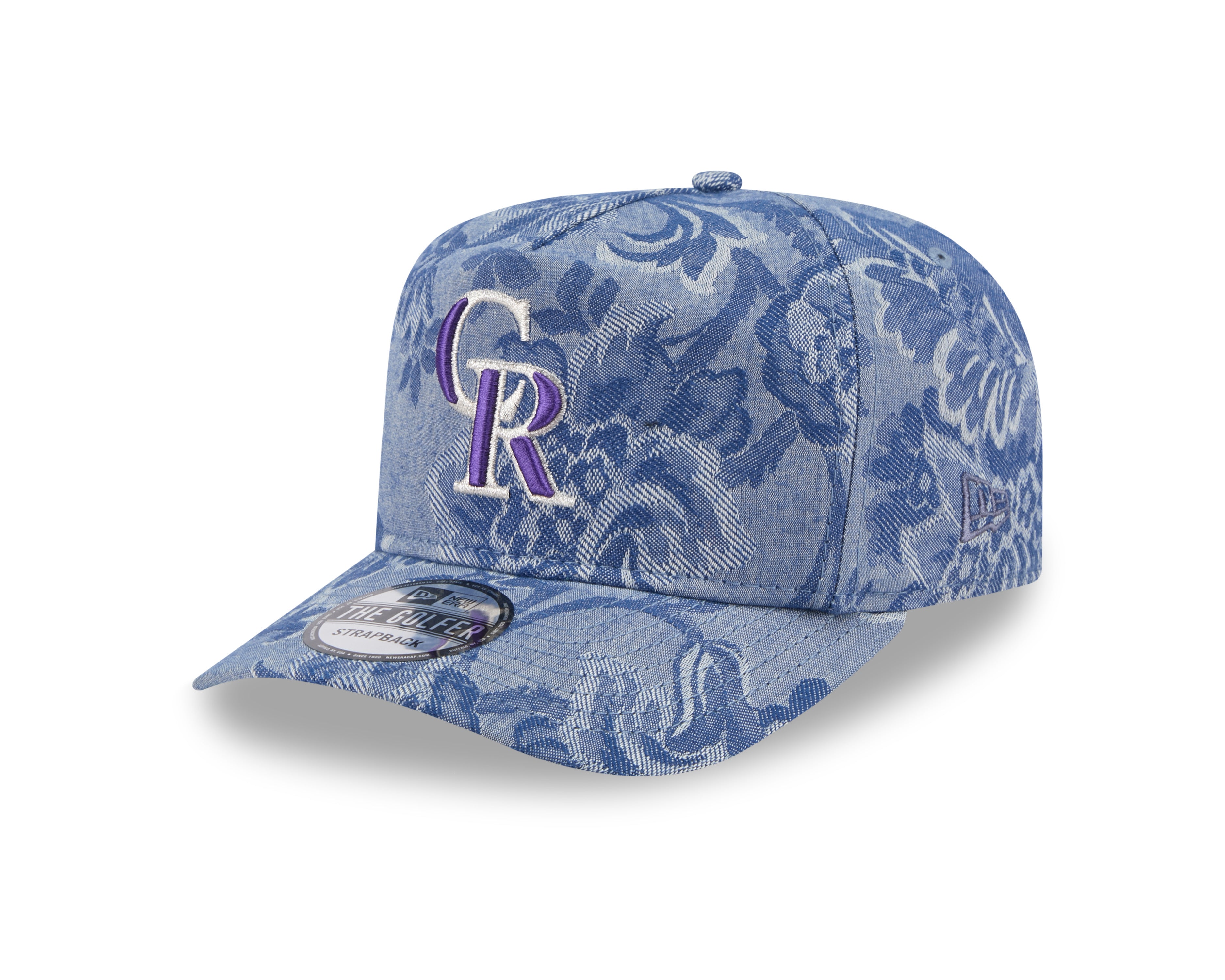 New Era - Denim Jacquard GOLFER - Colorado Rockies - Blue - Headz Up 