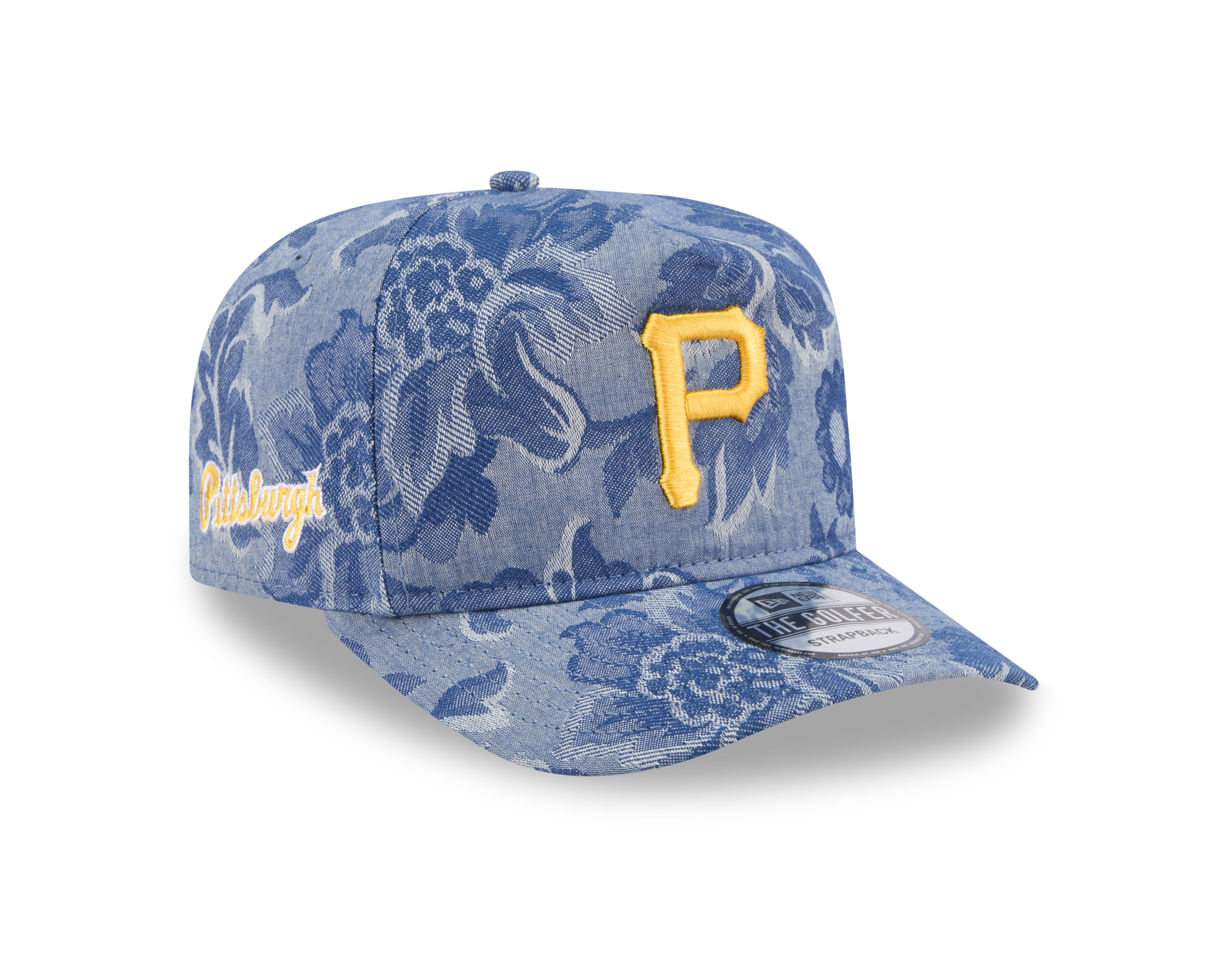 New Era - Denim Jacquard GOLFER - Pittsburgh Pirates - Blue - Headz Up 