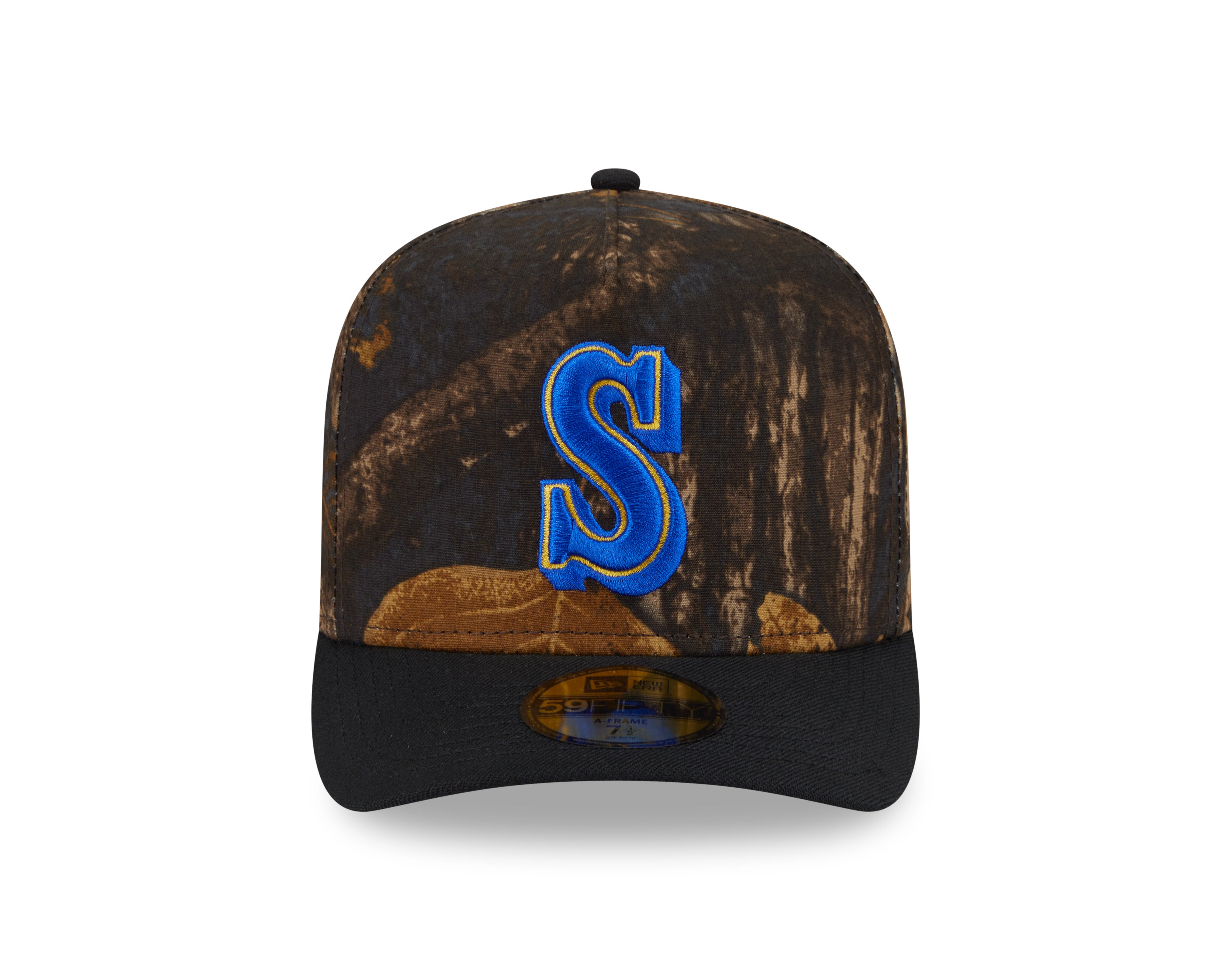 New Era - 59FIFTY Fitted A-Frame Cap - Seattle Mariners - RIPSTOP CAMO - Headz Up 