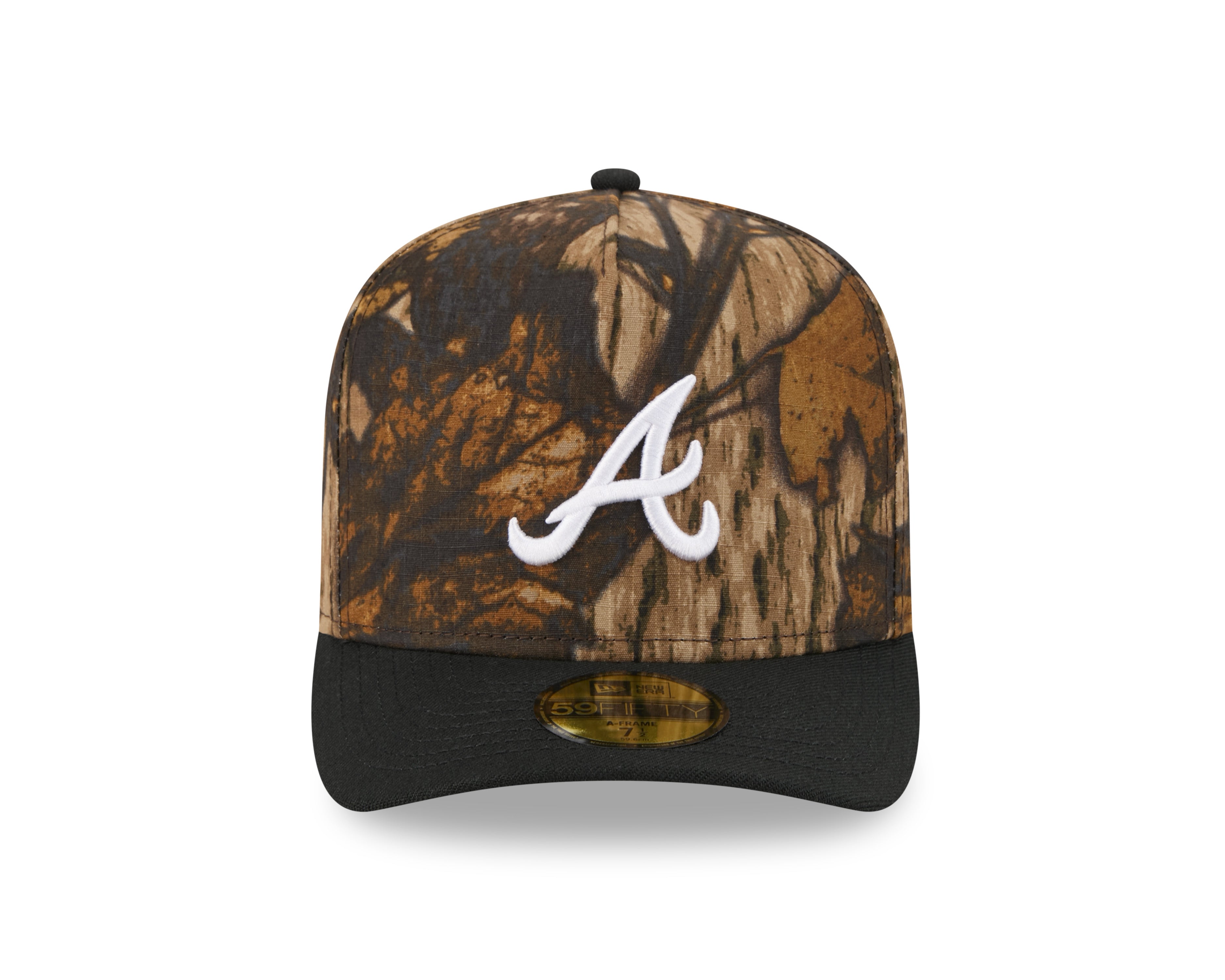 New Era - 59FIFTY Fitted A-Frame Cap - Atlanta Braves - RIPSTOP CAMO - Headz Up 