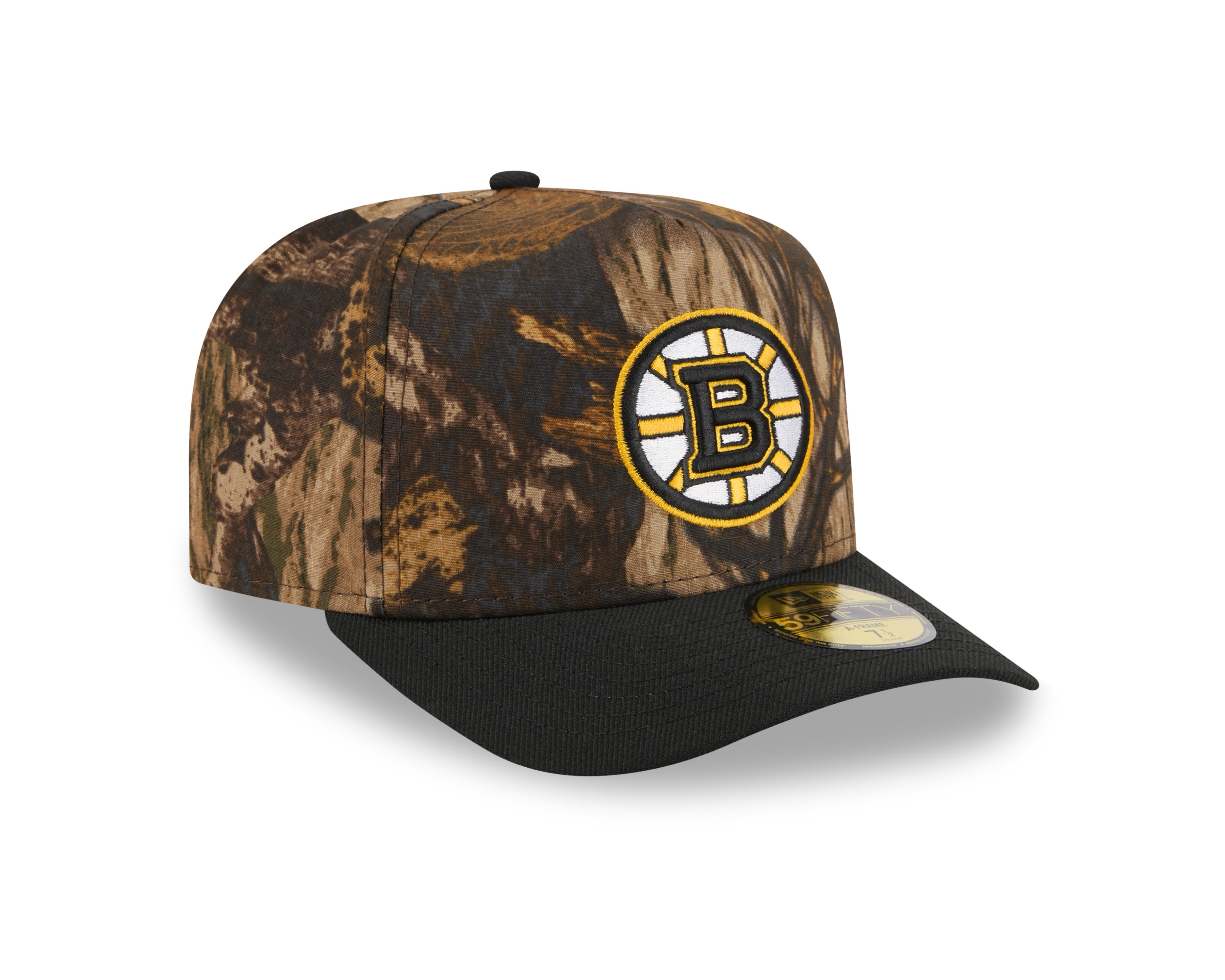 New Era - 59FIFTY Fitted A-Frame Cap - Boston Bruins - RIPSTOP CAMO - Headz Up 