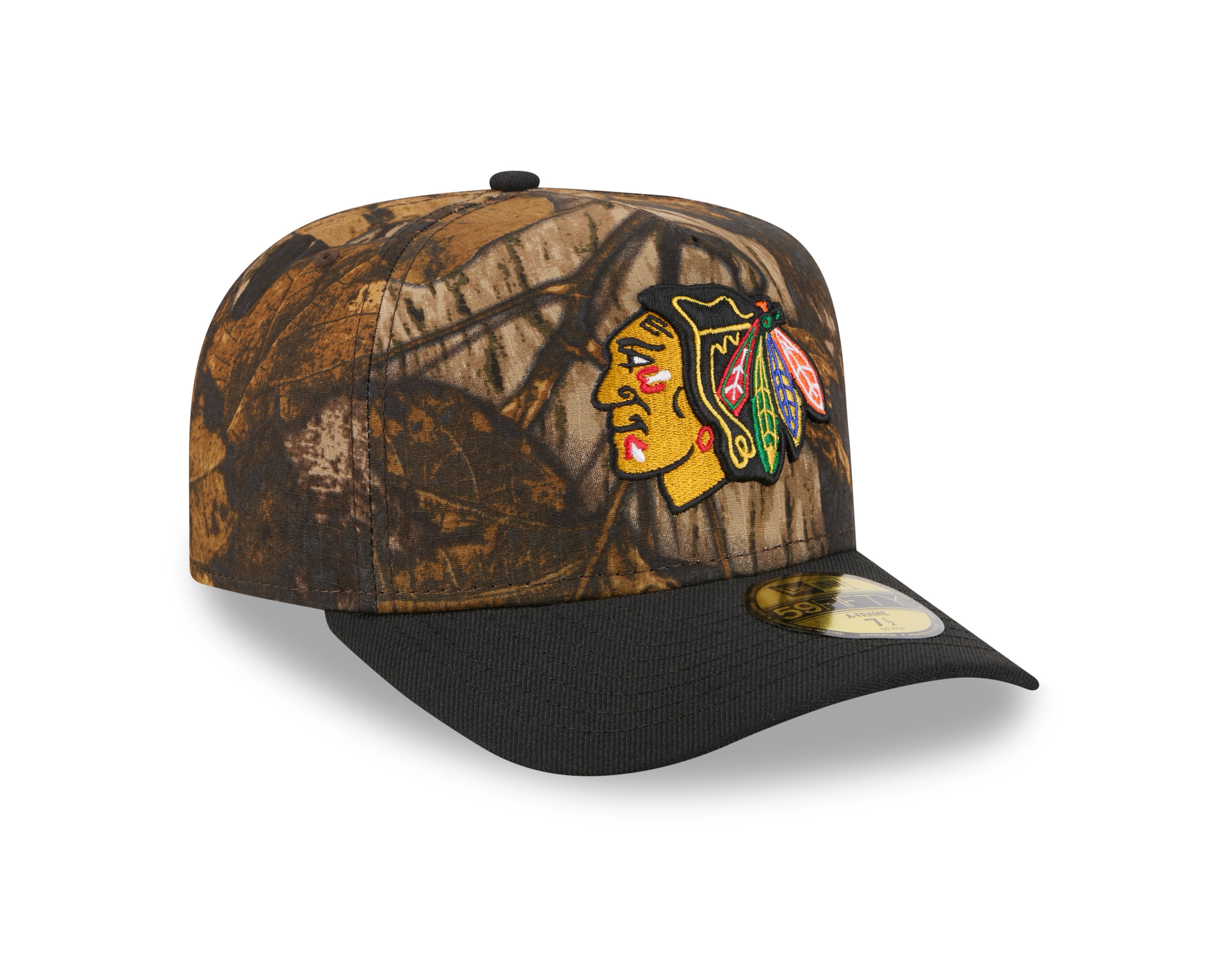 New Era - 59FIFTY Fitted A-Frame Cap - Chicago Blackhawks - RIPSTOP CAMO - Headz Up 