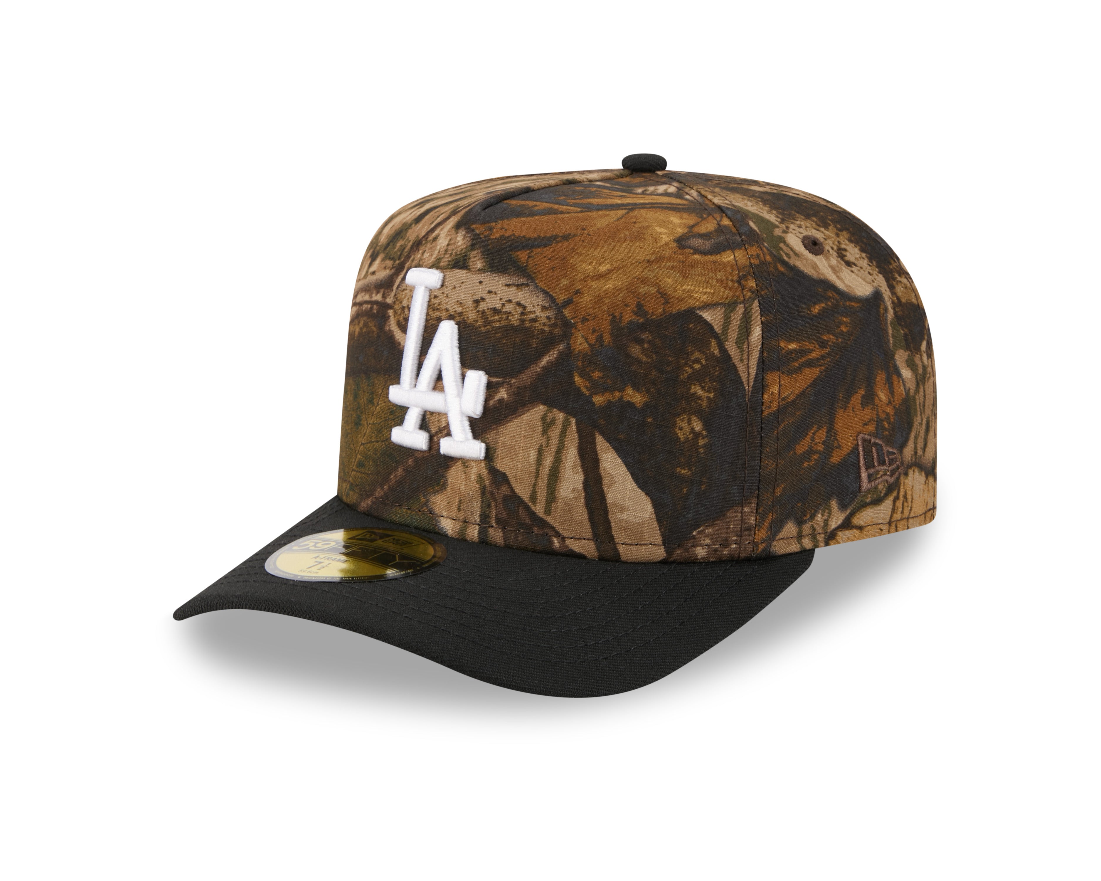 New Era - 59FIFTY Fitted A-Frame Cap - Los Angeles Dodgers - RIPSTOP CAMO - Headz Up 