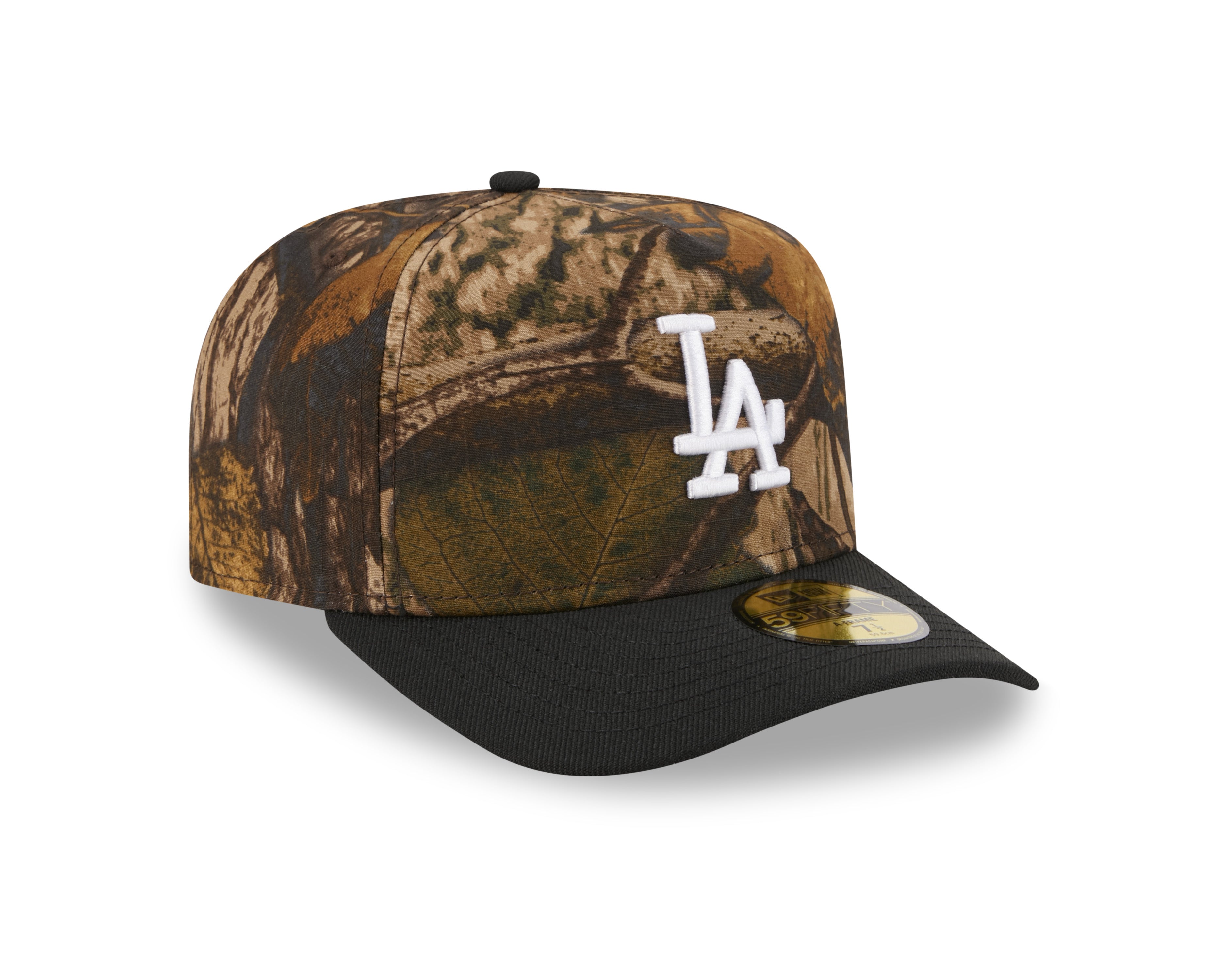 New Era - 59FIFTY Fitted A-Frame Cap - Los Angeles Dodgers - RIPSTOP CAMO - Headz Up 