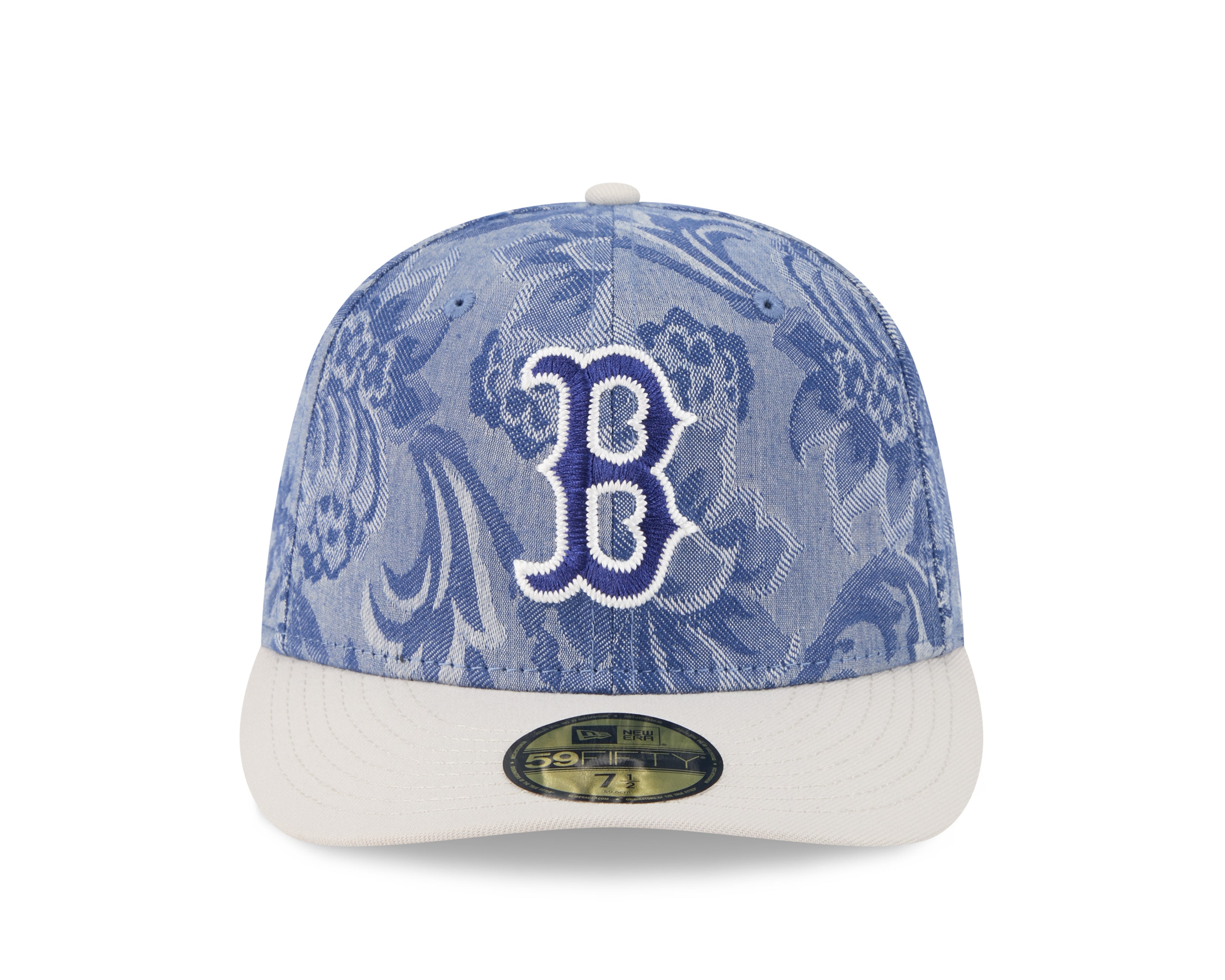 New Era - 59FIFTY Fitted Cap - Boston Red Sox - DENIM JAQUARD - Blue - Headz Up 