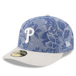 New Era - 59FIFTY Fitted Cap - Philadelphia Phillies - DENIM JAQUARD - Blue - Headz Up 