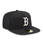 New Era - 59FIFTY Fitted A-Frame Cap - Boston Red Sox - 59FIFTY DAY - Black - Headz Up 