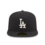 New Era - 59FIFTY Fitted A-Frame Cap - Los Angeles Dodgers - 59FIFTY DAY - Black - Headz Up 
