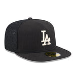 New Era - 59FIFTY Fitted A-Frame Cap - Los Angeles Dodgers - 59FIFTY DAY - Black - Headz Up 