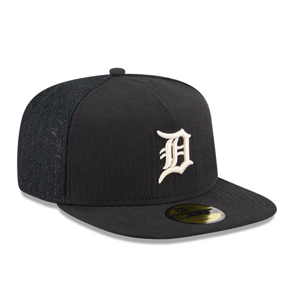 New Era - 59FIFTY Fitted A-Frame Cap - Detroit Tigers - 59FIFTY DAY - Black - Headz Up 
